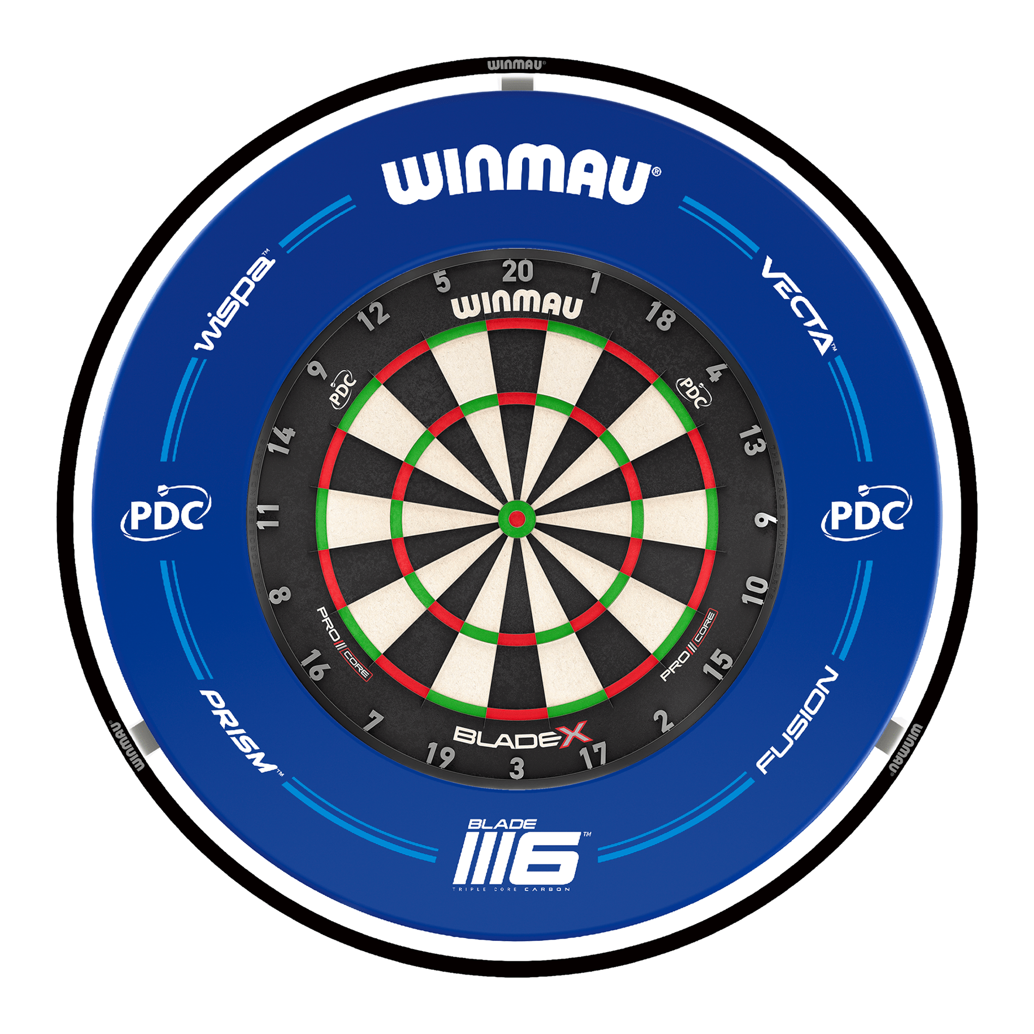 Blade X Dartboard, Surround & Plasma Light Bundle