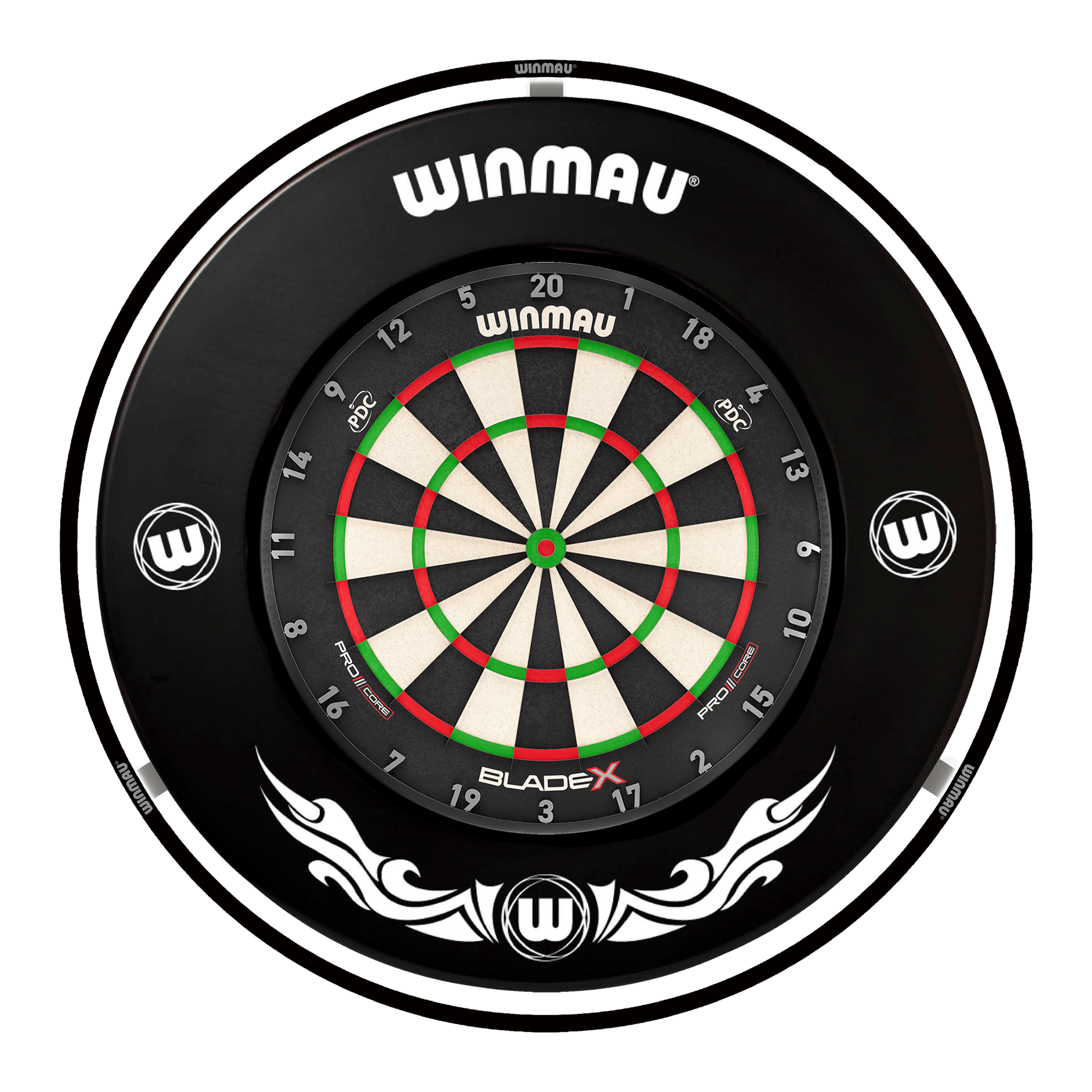 Blade X Dartboard, Surround & Plasma Light Bundle