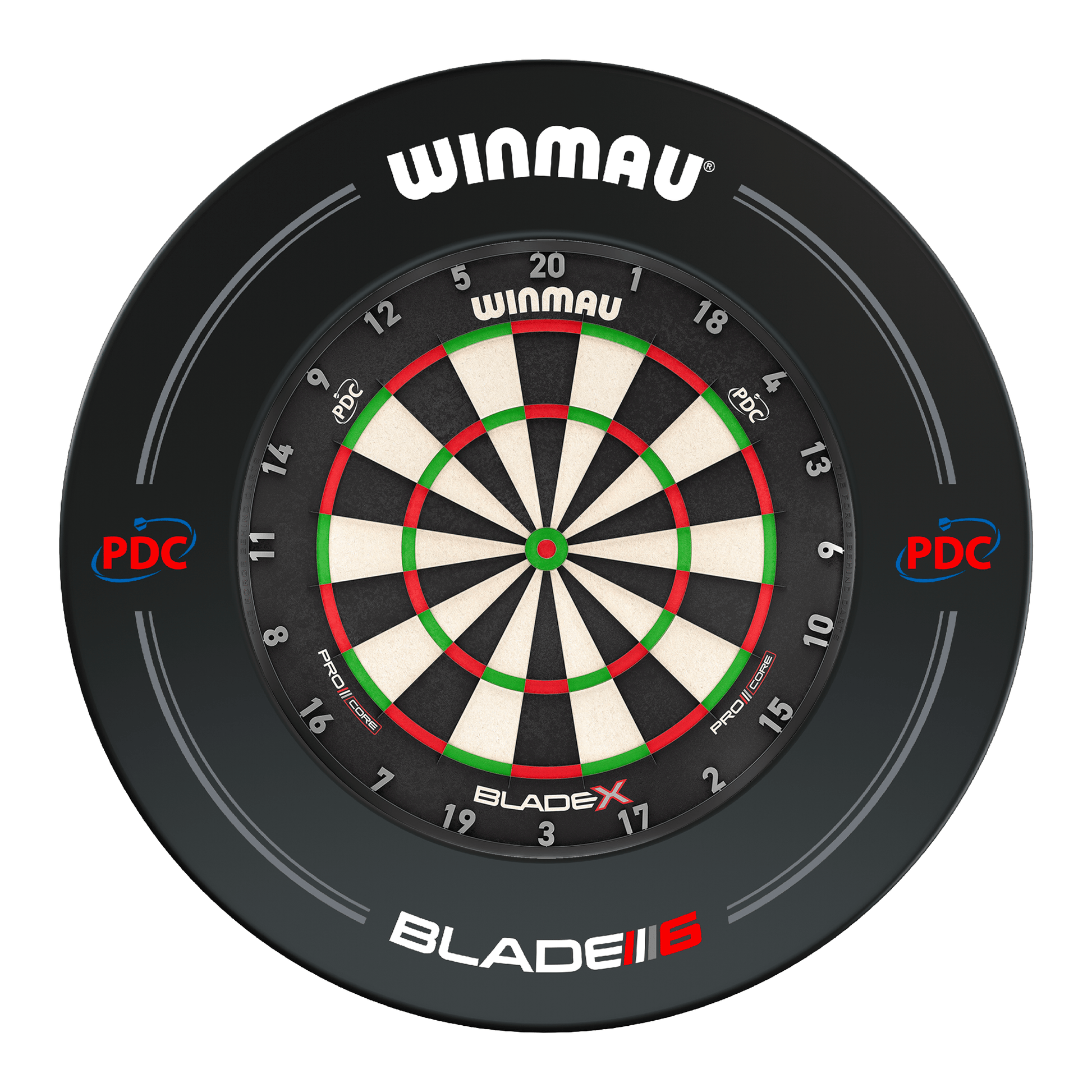 Winmau Blade X Dartboard & Surround Bundle Blade X / PDC Black Boards