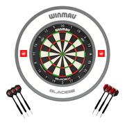 Winmau Blade X Dartboard, Surround & Darts - Complete Darts Set Blade X / Pro 1.0 White Boards