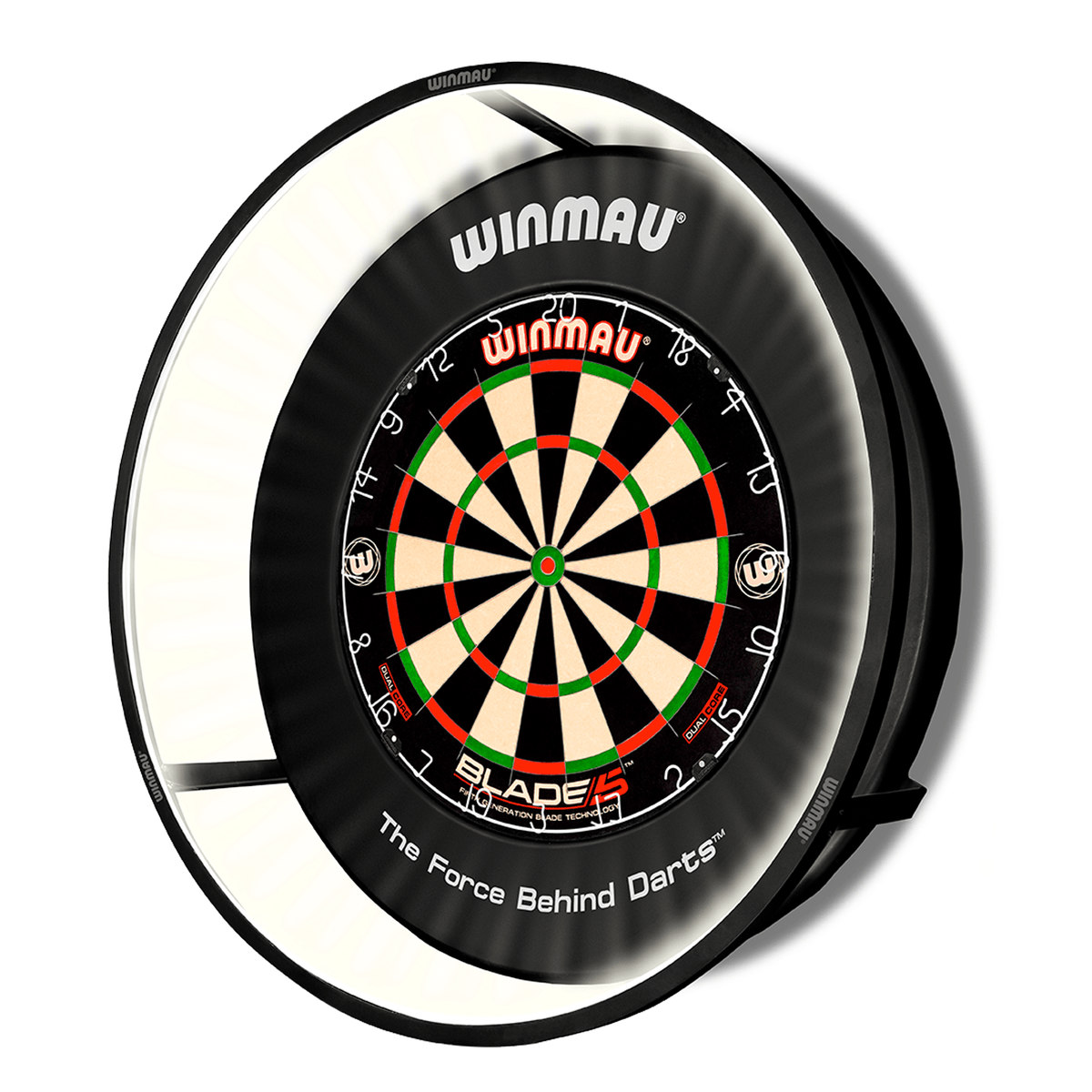 Winmau Blade X Dartboard, Surround & Plasma Light Bundle Dartboard Bundles