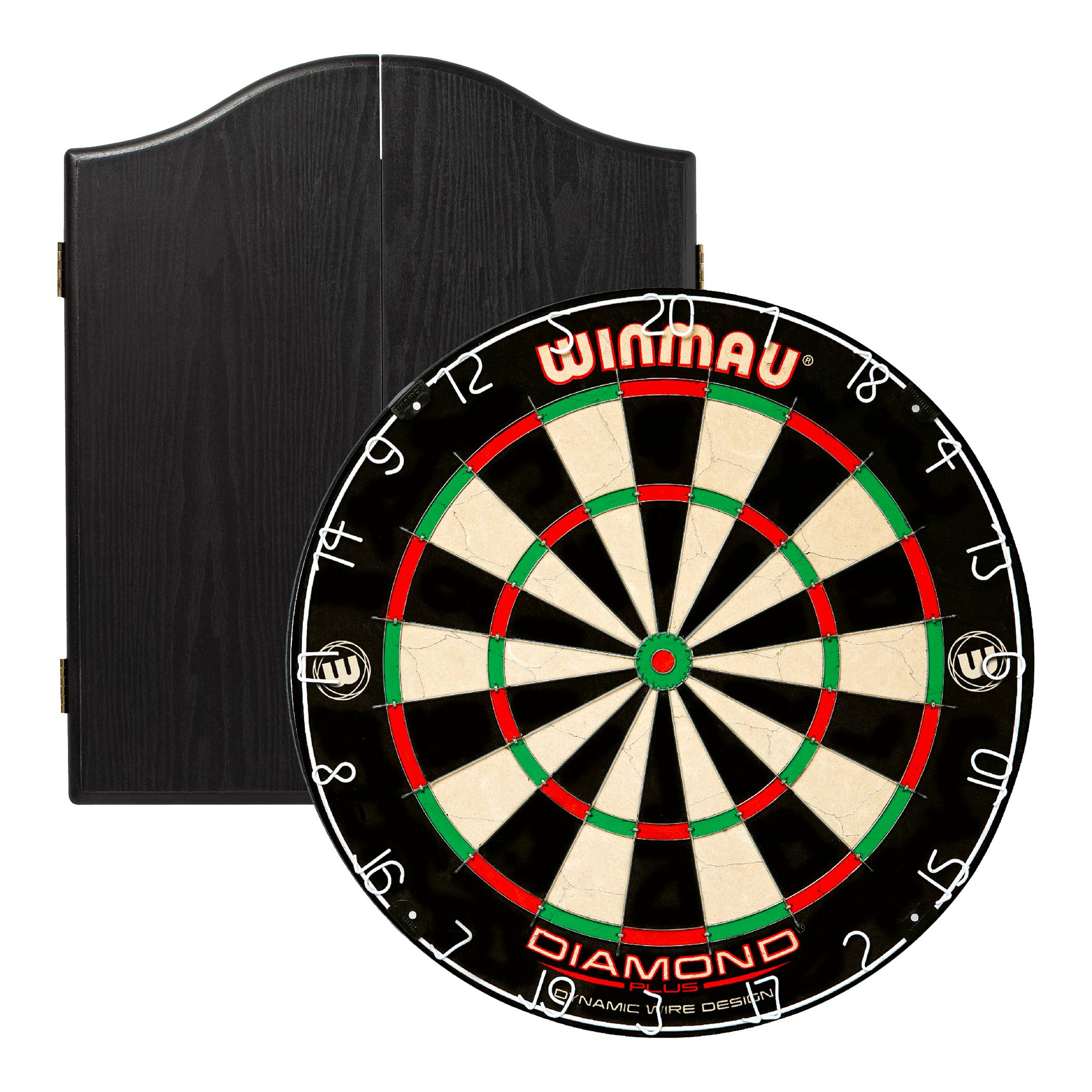 Diamond Plus Dartboard & Cabinet Bundle