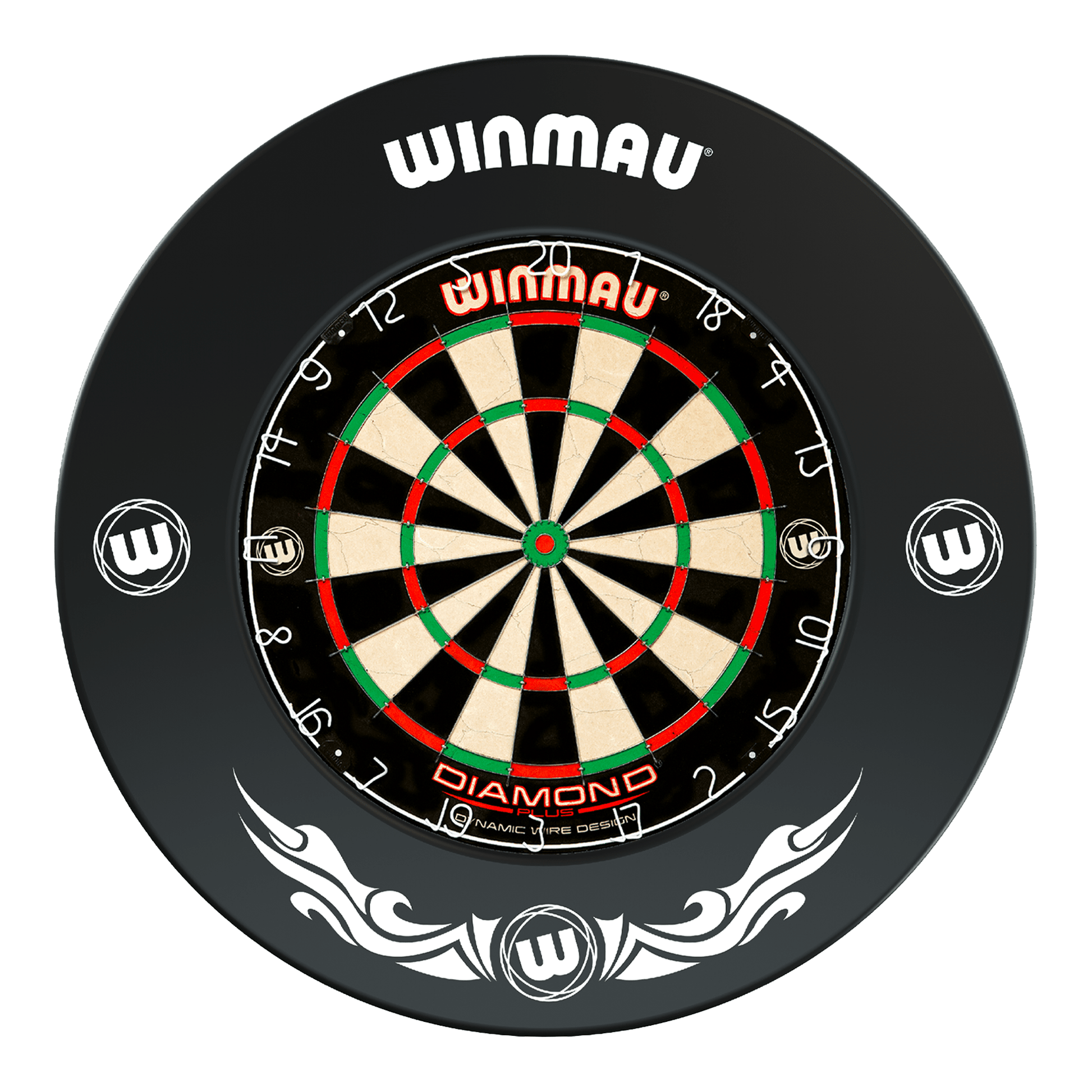 Winmau Diamond Plus Dartboard & Surround Bundle Dartboard Bundles