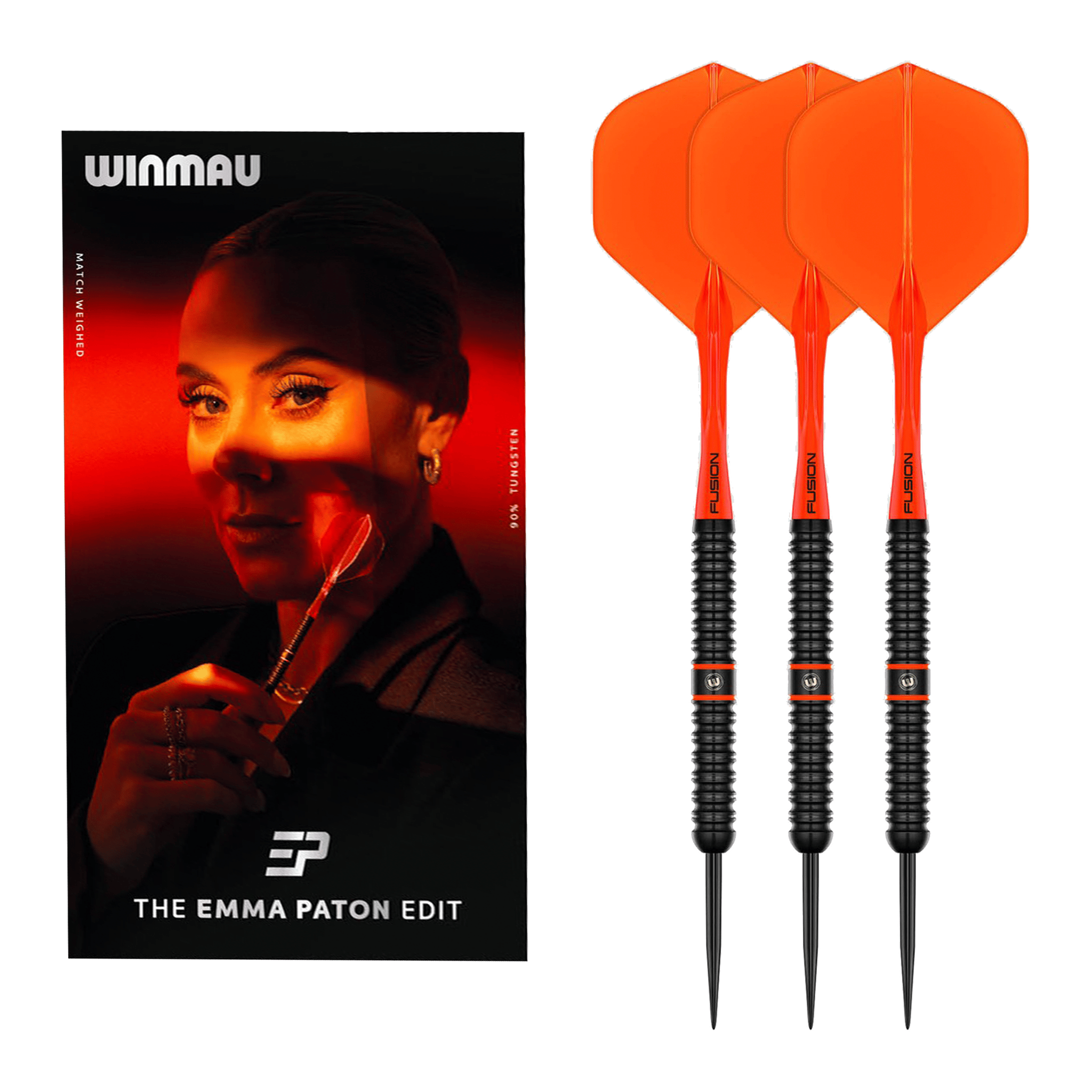 Winmau Emma Paton - 90% Tungsten Steel Tip Darts 23 Grams Darts
