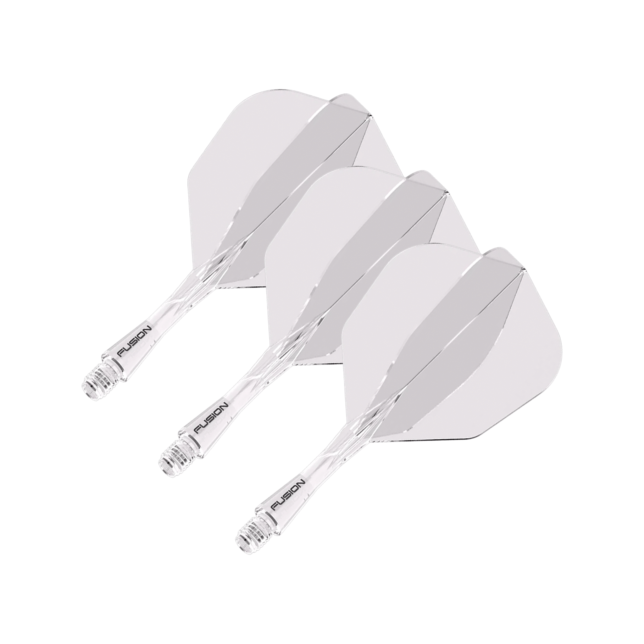 Winmau Fusion - All In One Flight & Shaft No. 6 / Short (22mm) / Clear Flights & Shafts