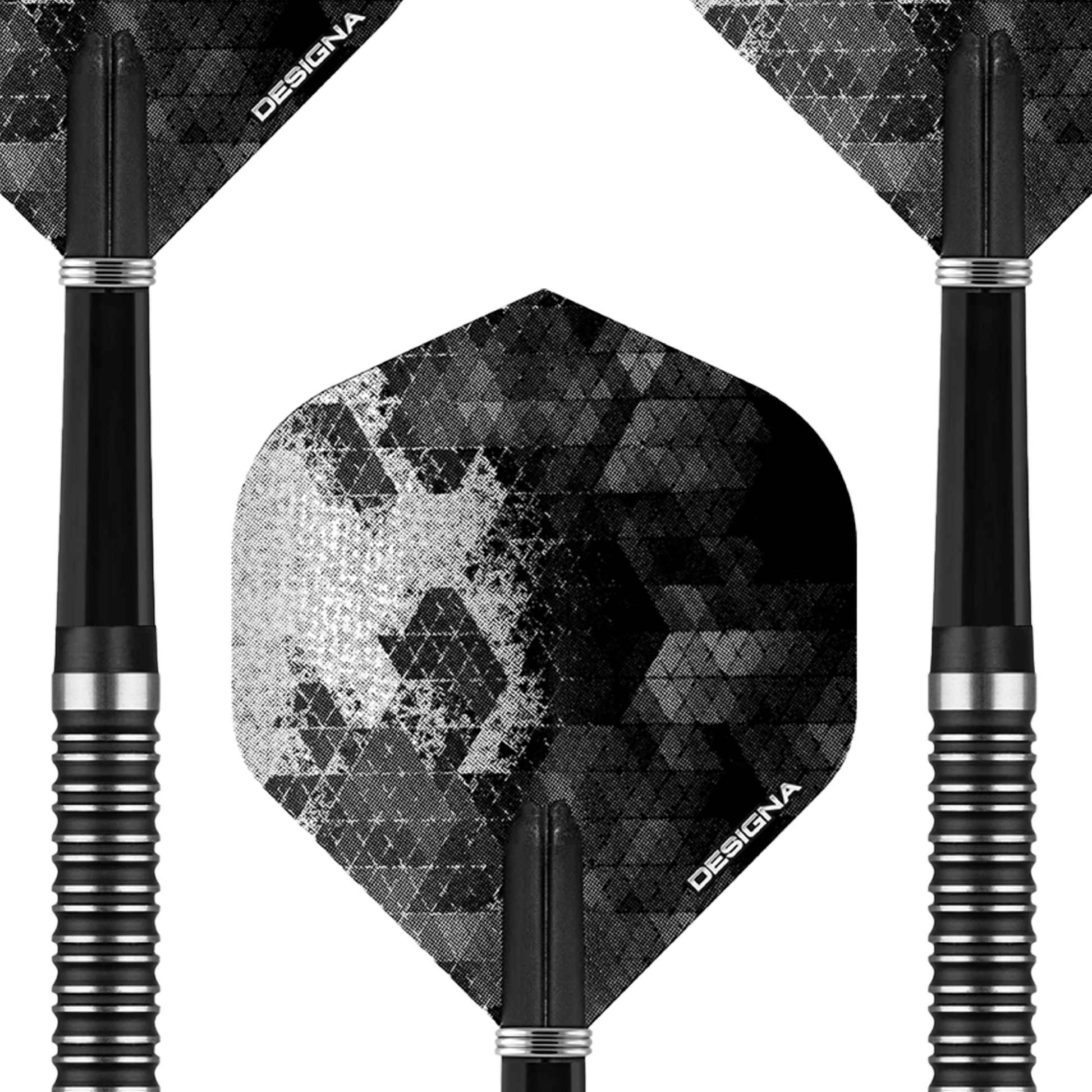 Designa Dark Thunder V2 Steel Tip Darts - 90% Tungsten - 20 Grams Darts