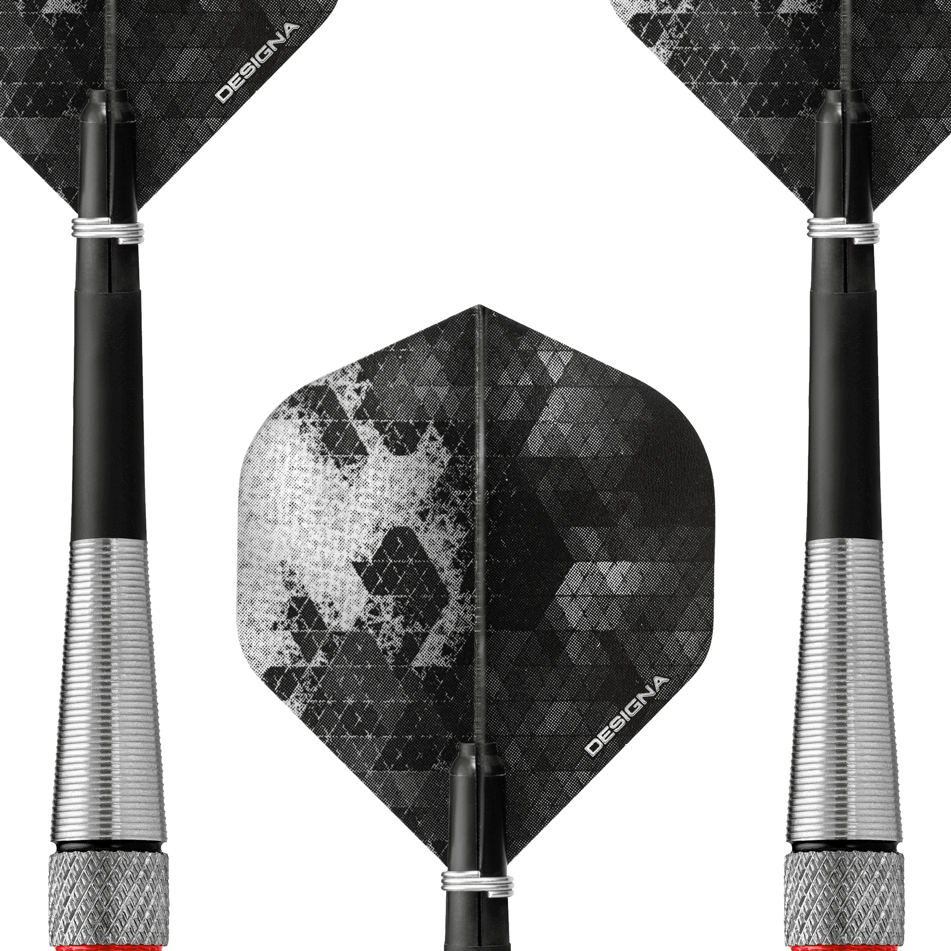 Designa Meteors 90 V2 M1 Steel Tip Darts - 90% Tungsten - 30 Grams Darts