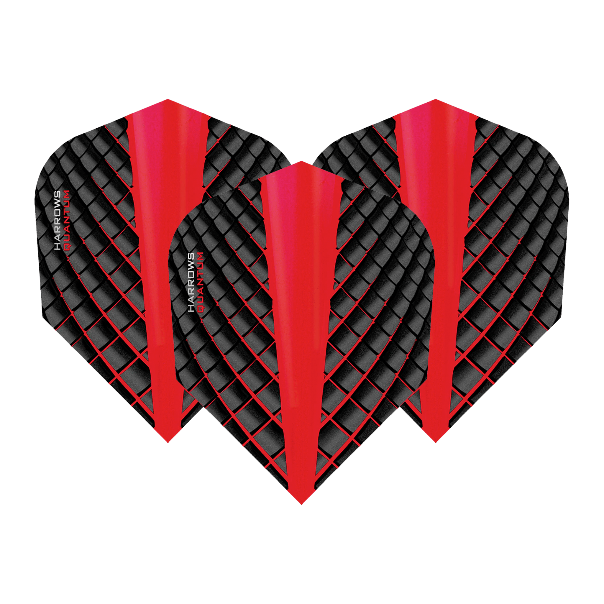 Harrows Quantum - Dart Flights Standard / Red Flights
