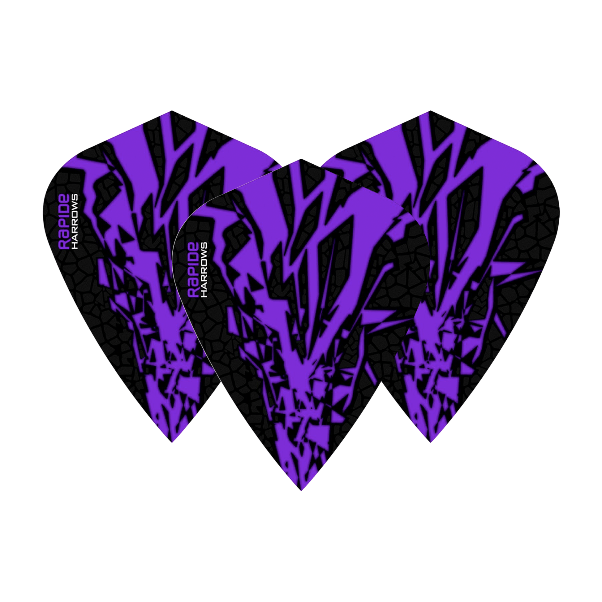 Harrows Rapide X - Dart Flights Kite / Purple Flights