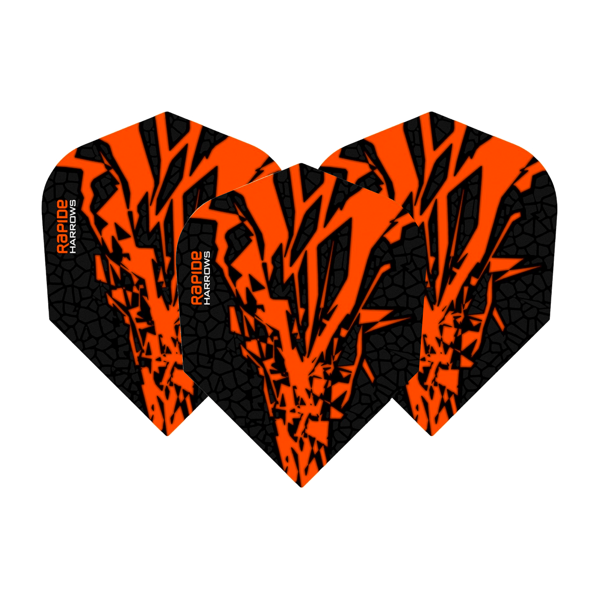 Harrows Rapide X Standard Dart Flights Orange Flights
