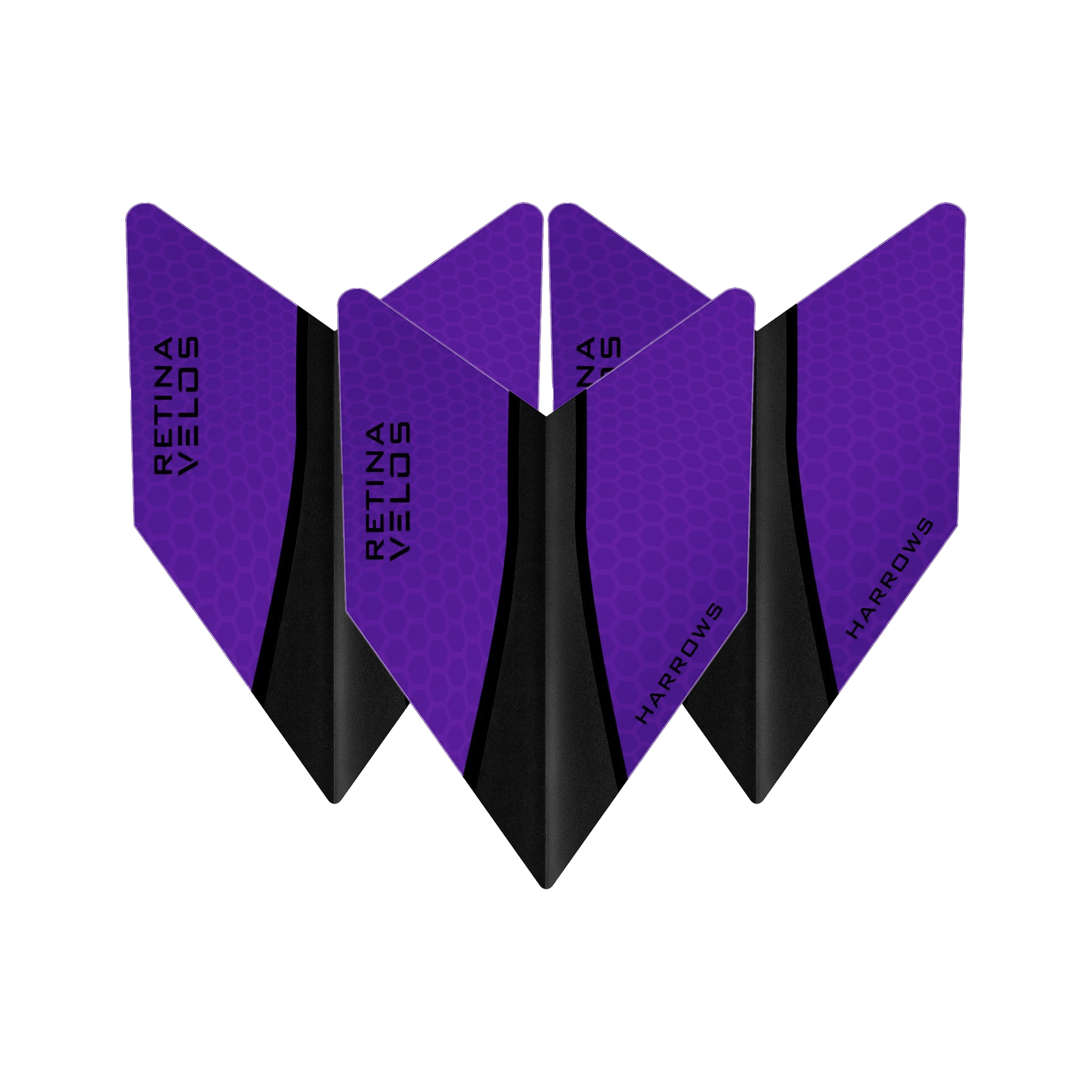 Harrows Retina X - Dart Flights Purple / Velos Flights