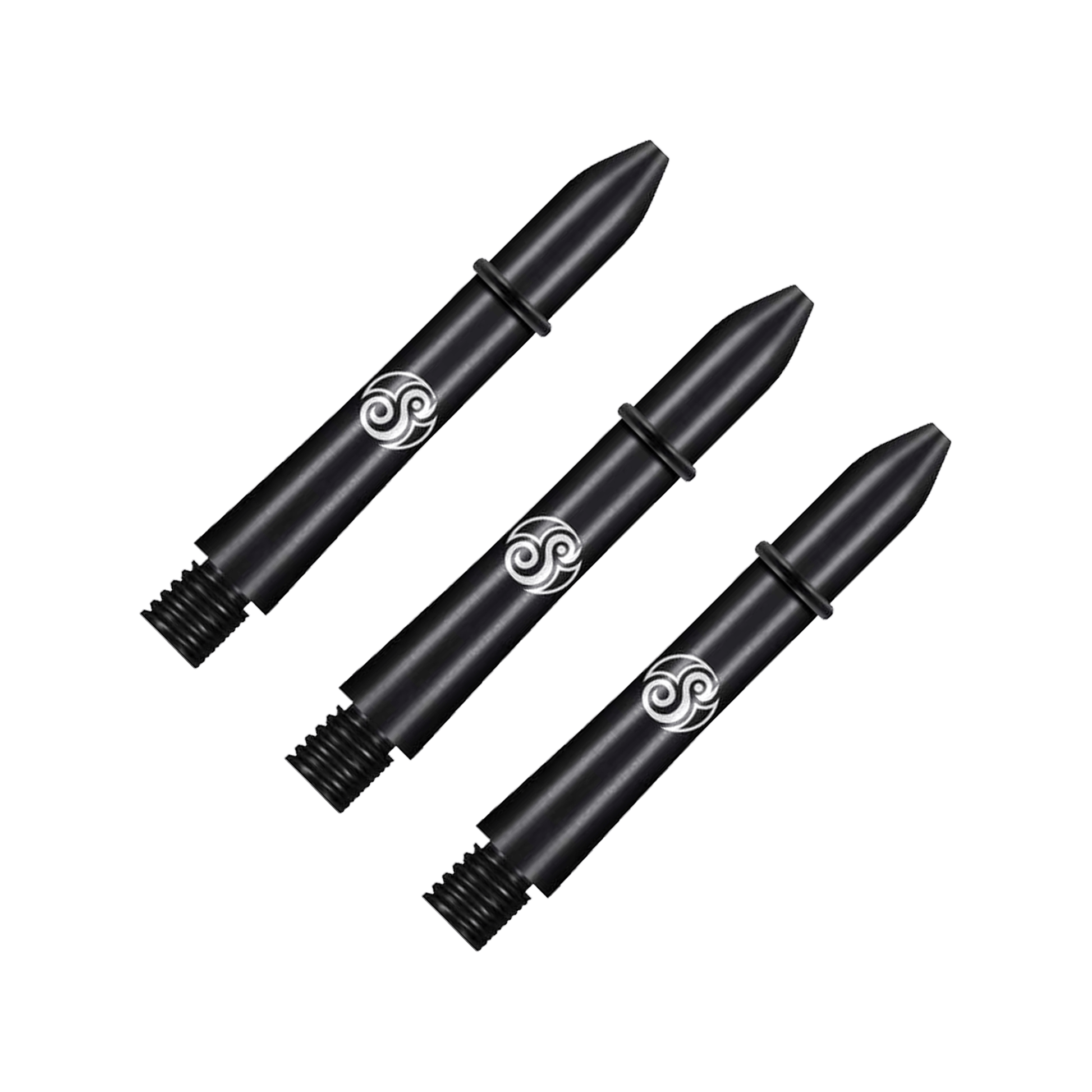 Mission Aluminium Dart Shafts Short (35mm) / Black Shafts