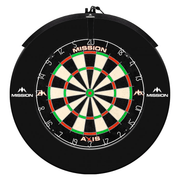 Mission Axis Dartboard, Surround & Light Bundle Black / Torus 100 Boards