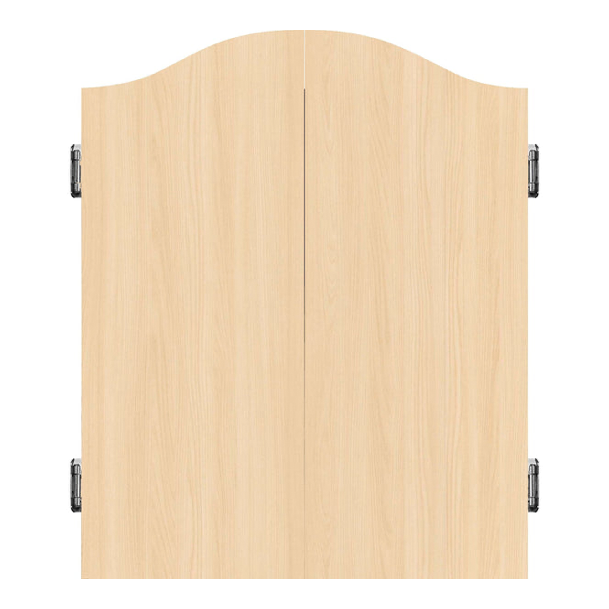 Mission Deluxe Dartboard Cabinet Light Oak Boards