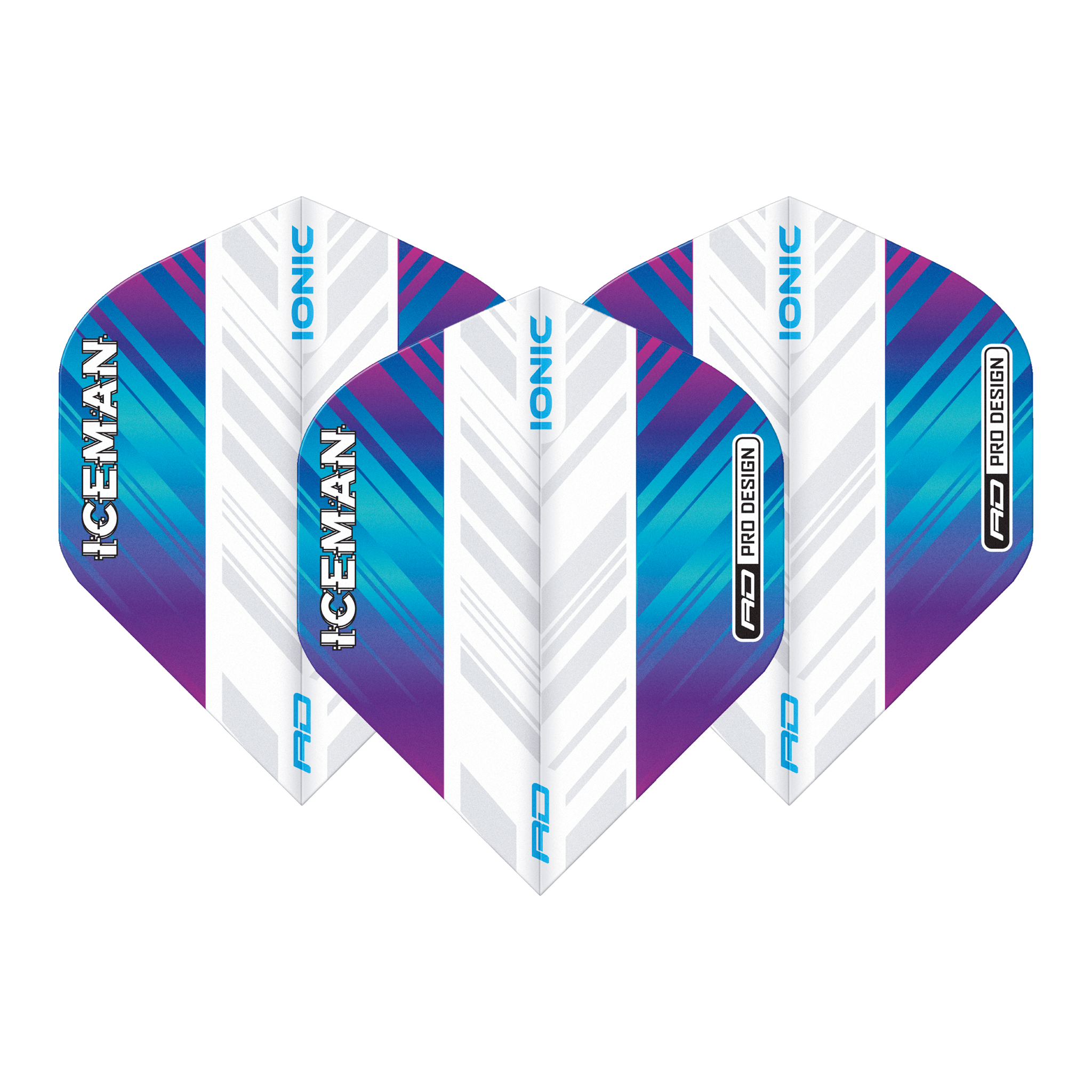 Red Dragon Gerwyn Price Pro Design - Hardcore Ionic Dart Flights Standard / Rainbow Flights