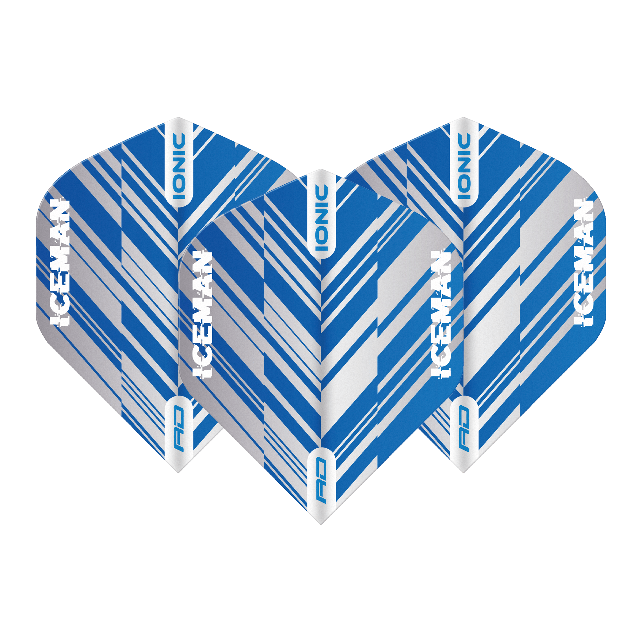 Red Dragon Hardcore Ionic Gerwyn Price Standard Dart Flights Blue/White Flights
