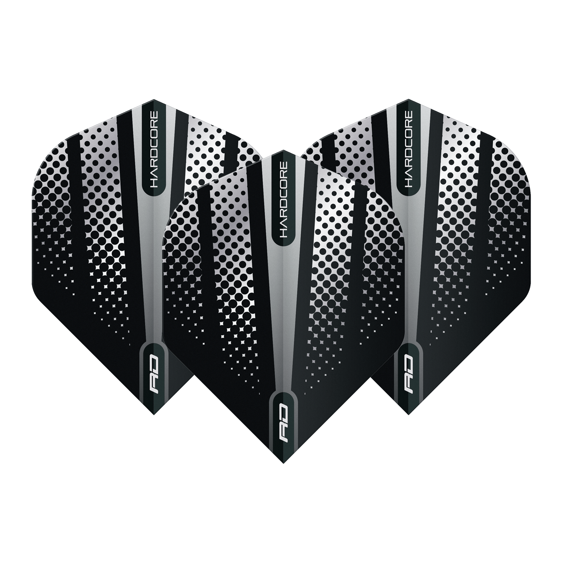 Red Dragon Hardcore Radical Flash Dart Flights Standard / Black Flights