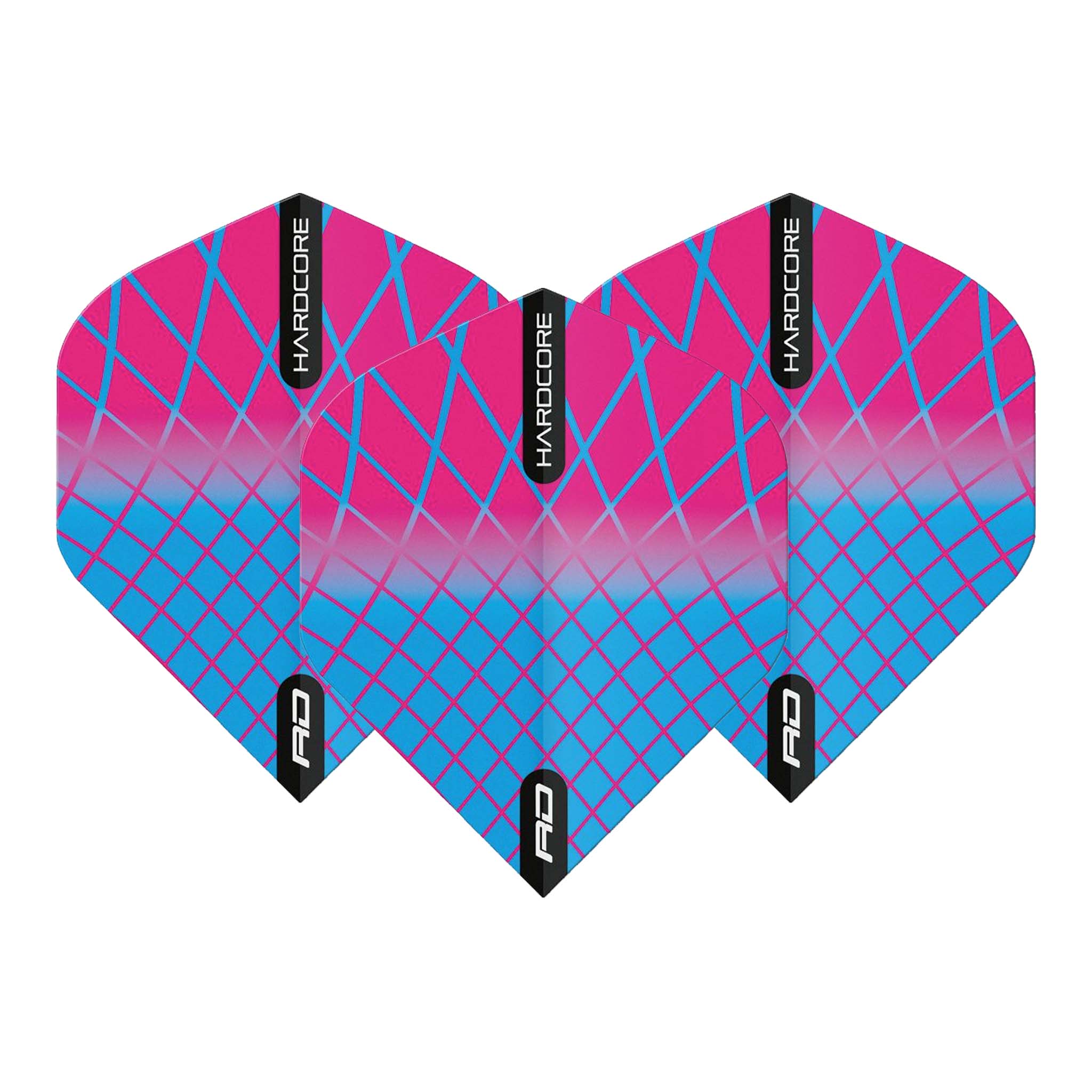 Red Dragon Hardcore Radical Harlequin Dart Flights Standard / Pink Flights