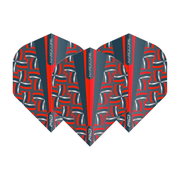 Red Dragon Hardcore Radical Rope Standard Dart Flights Red Flights
