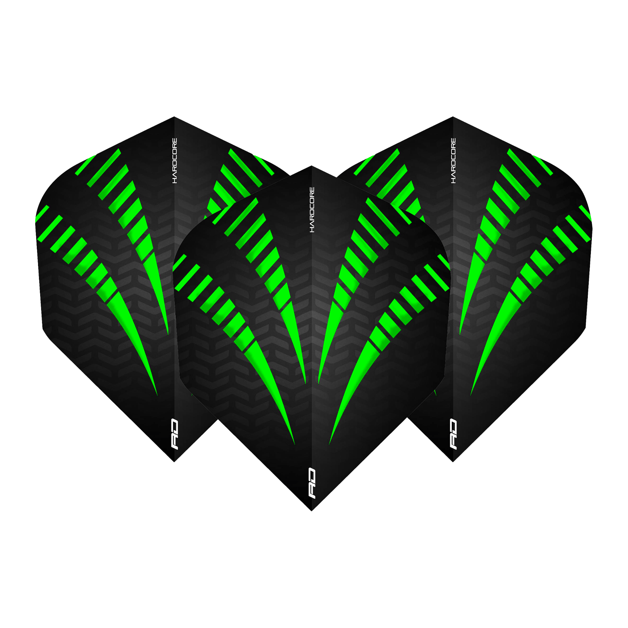 Red Dragon Hardcore Radical Standard Dart Flights Green Flights
