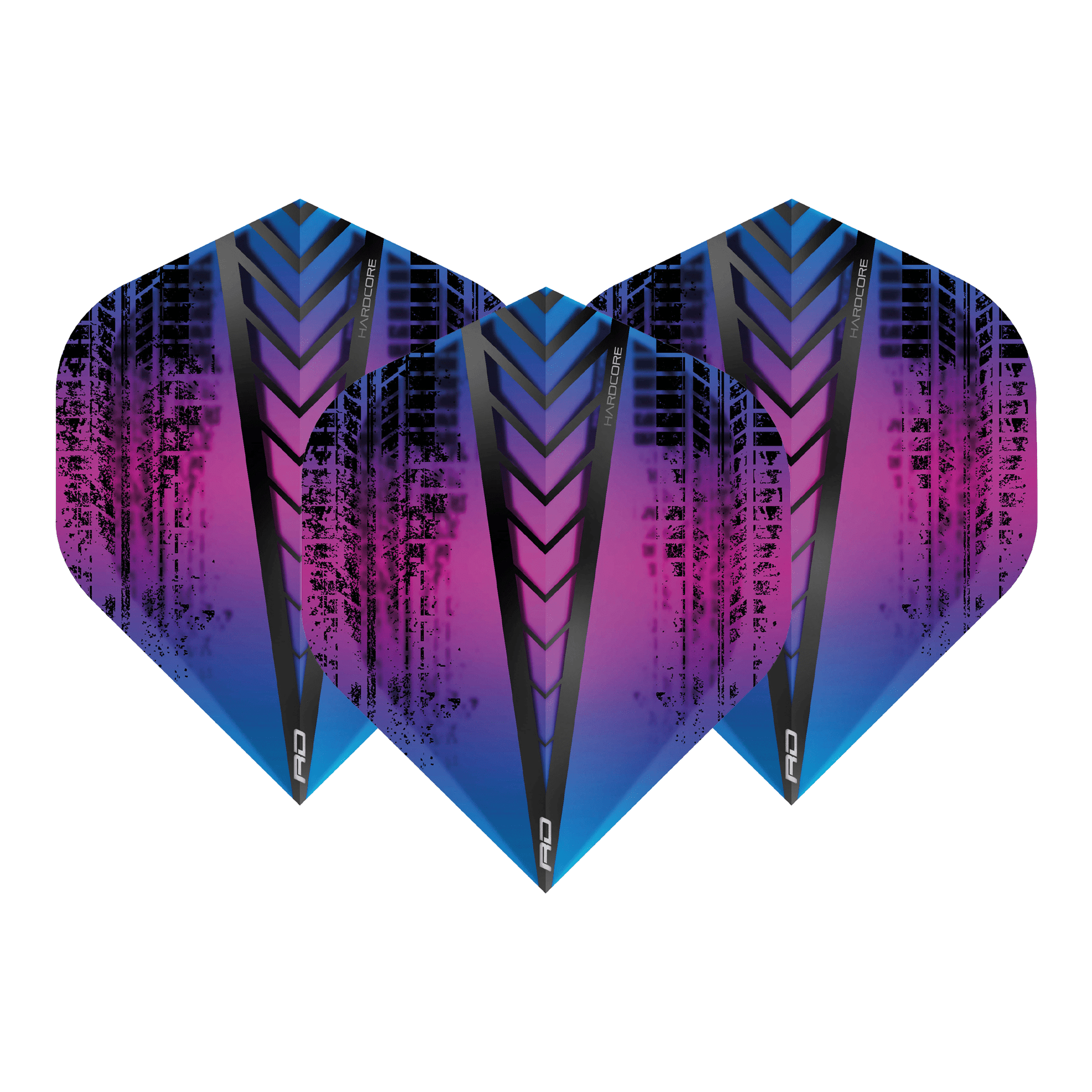 Red Dragon Hardcore Radical Standard Dart Flights Rainbow Flights