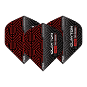 Red Dragon Jonny Clayton Pro Design - Hardcore Dart Flights Flights