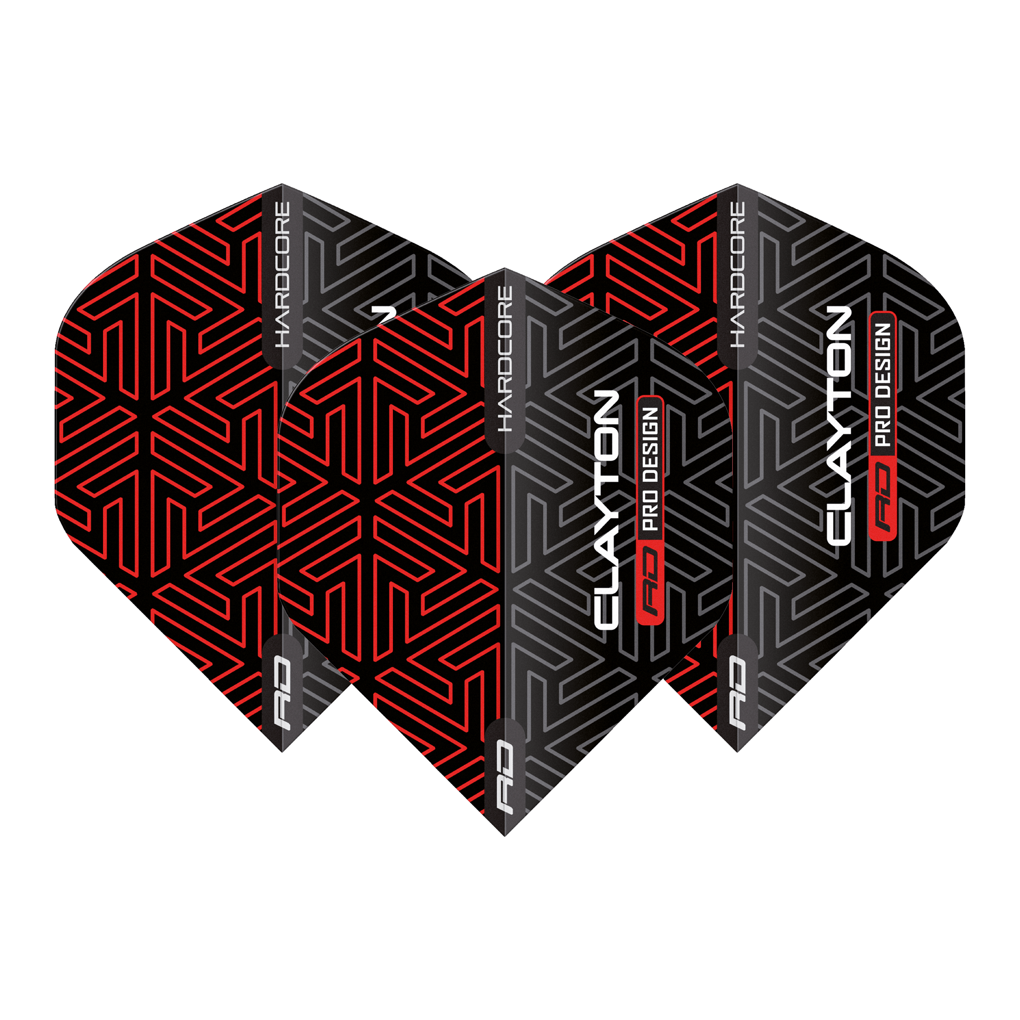 Red Dragon Jonny Clayton Pro Design - Hardcore Dart Flights Flights