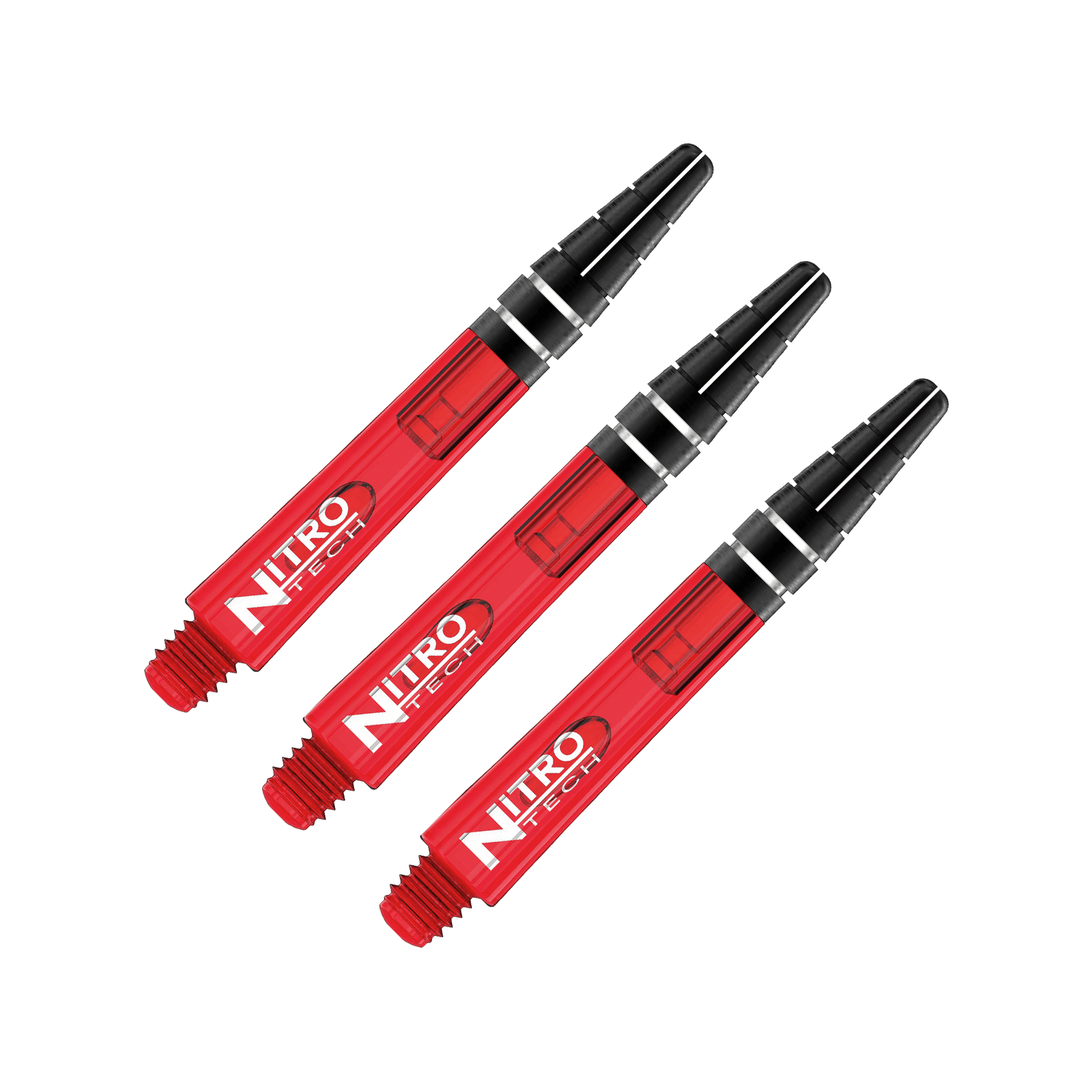 Red Dragon Nitrotech Short (36mm) Polycarbonate Dart Shafts Red Shafts