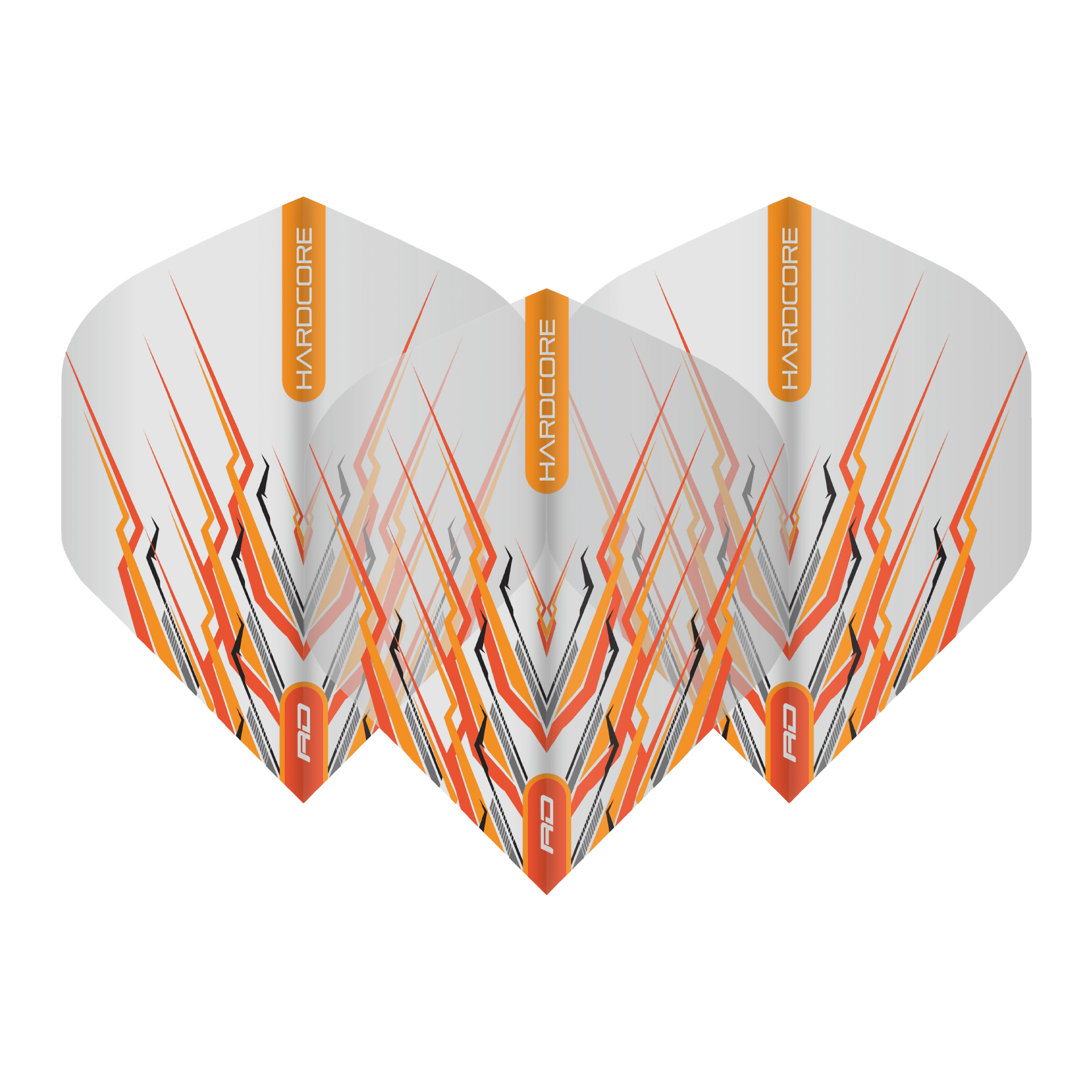 Red Dragon Peter Wright Mohawk Hardcore Mohawk Flights Orange / Standard Flights