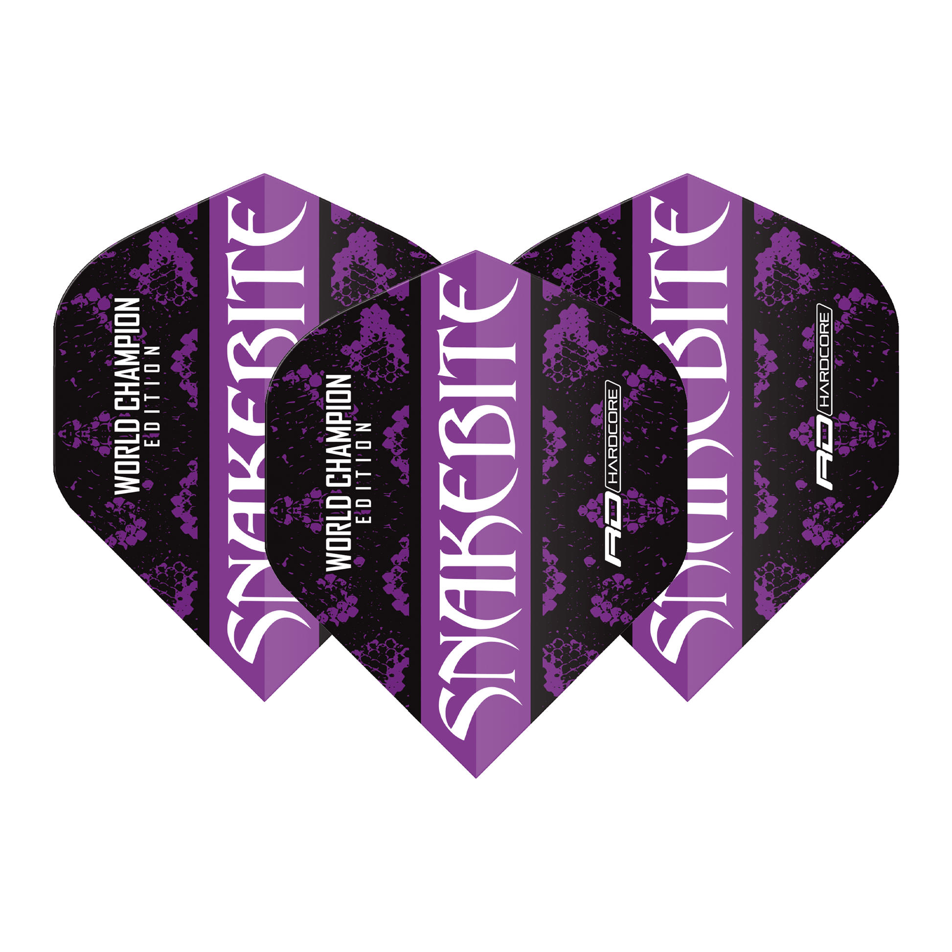 Red Dragon Peter Wright World Champ Standard Dart Flights Black Flights