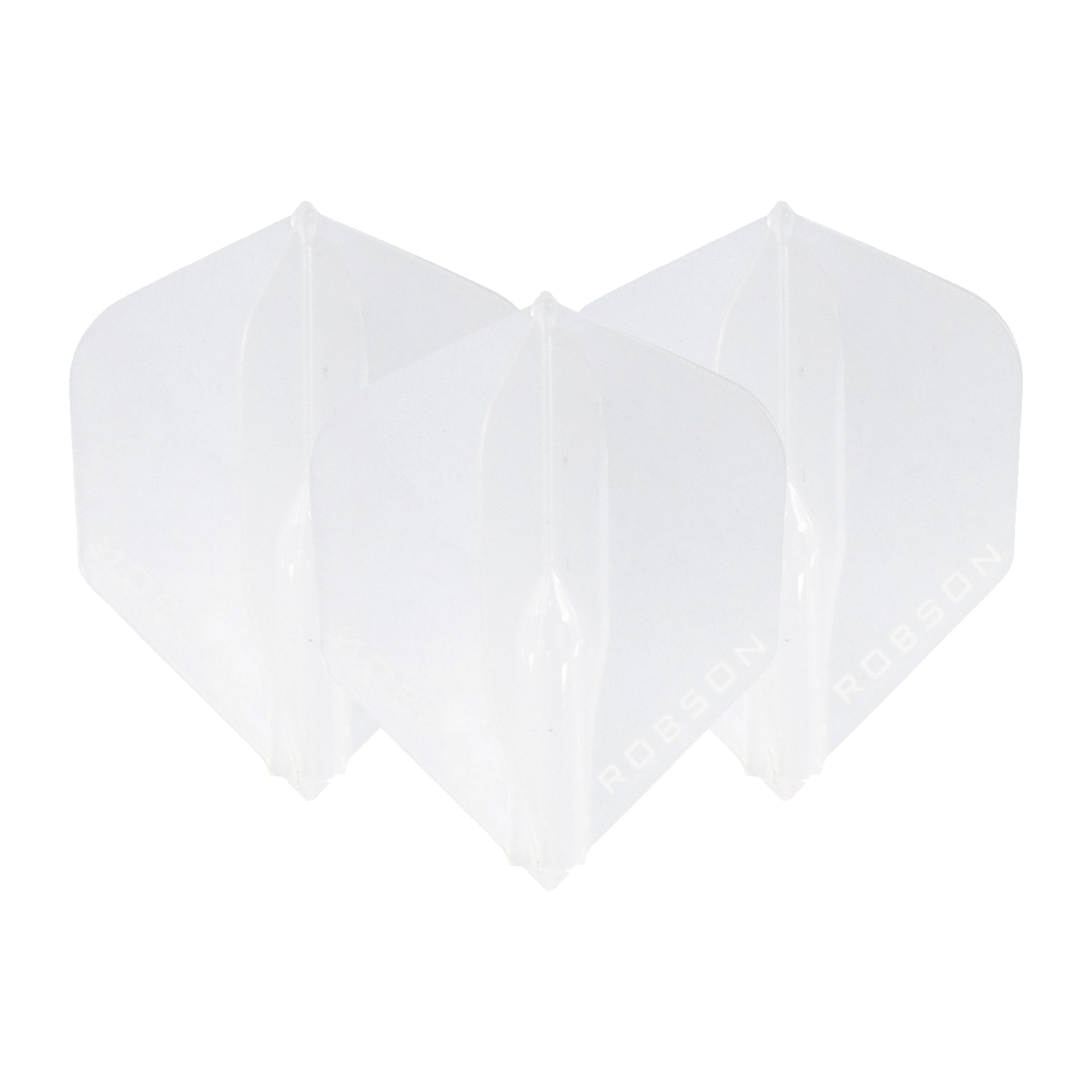 Robson Robson Plus Standard Moulded Dart Flights Clear Crystal Flights