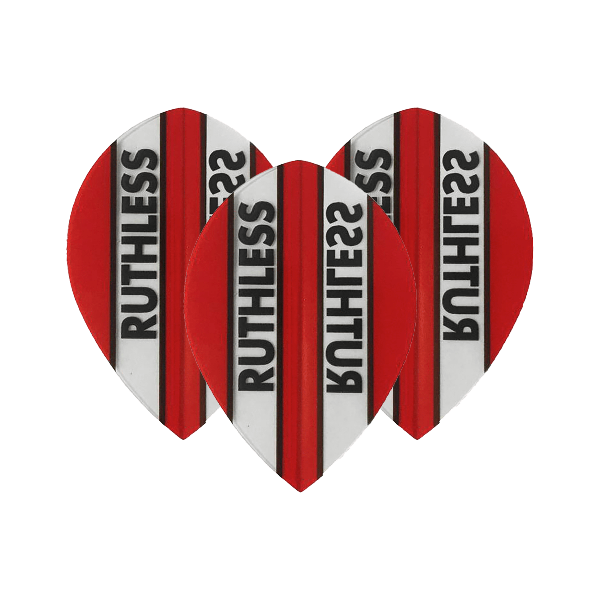 Ruthless Ruthless Plain - Dart Flights Red / Pear Flights