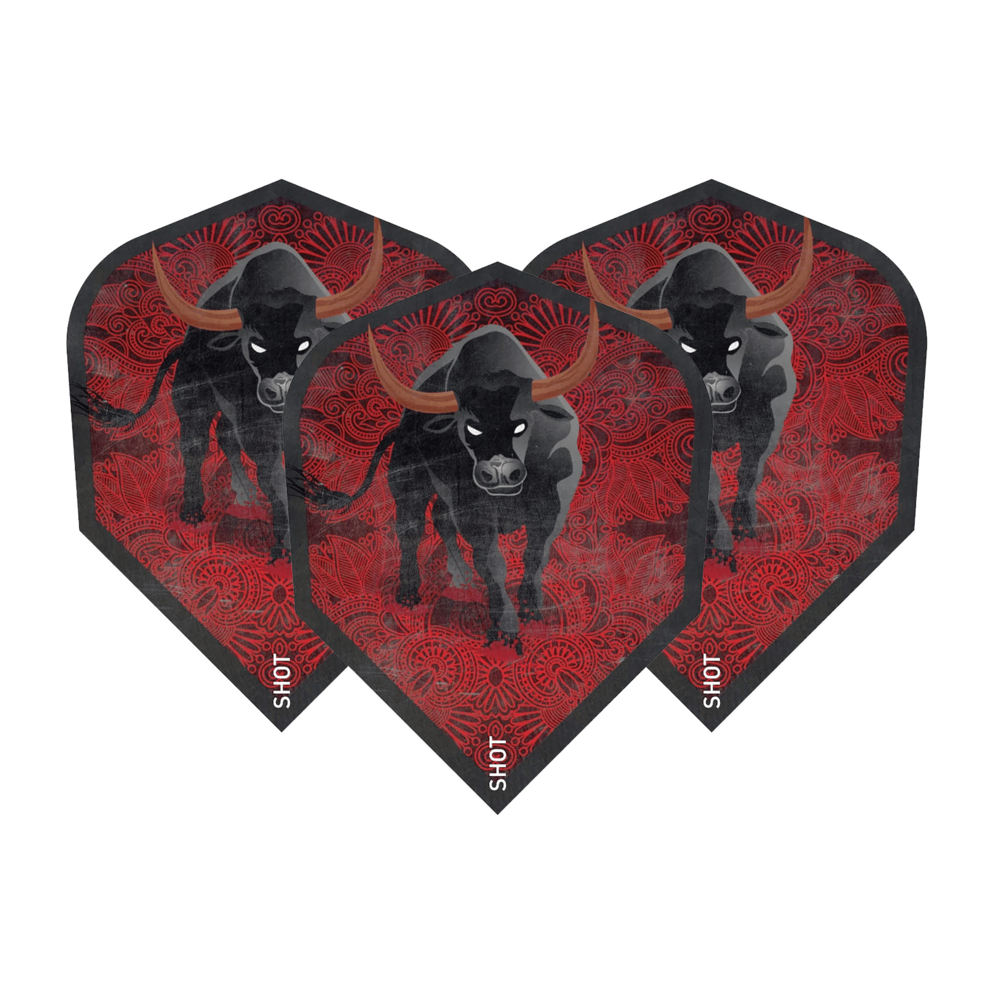 Shot Americana Longhorn - Dart Flights Small Standard / Black Flights