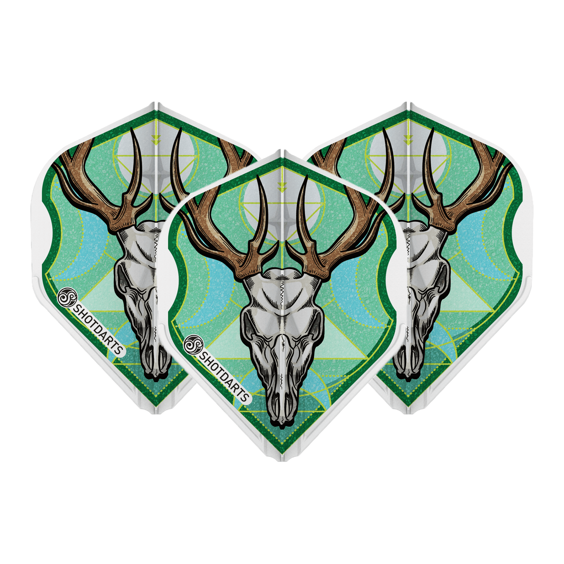 Shot Celt - Moulded Dart Flights L-Style / Stag Flights