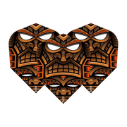 Shot Totem Small Standard Dart Flights Brown Flights