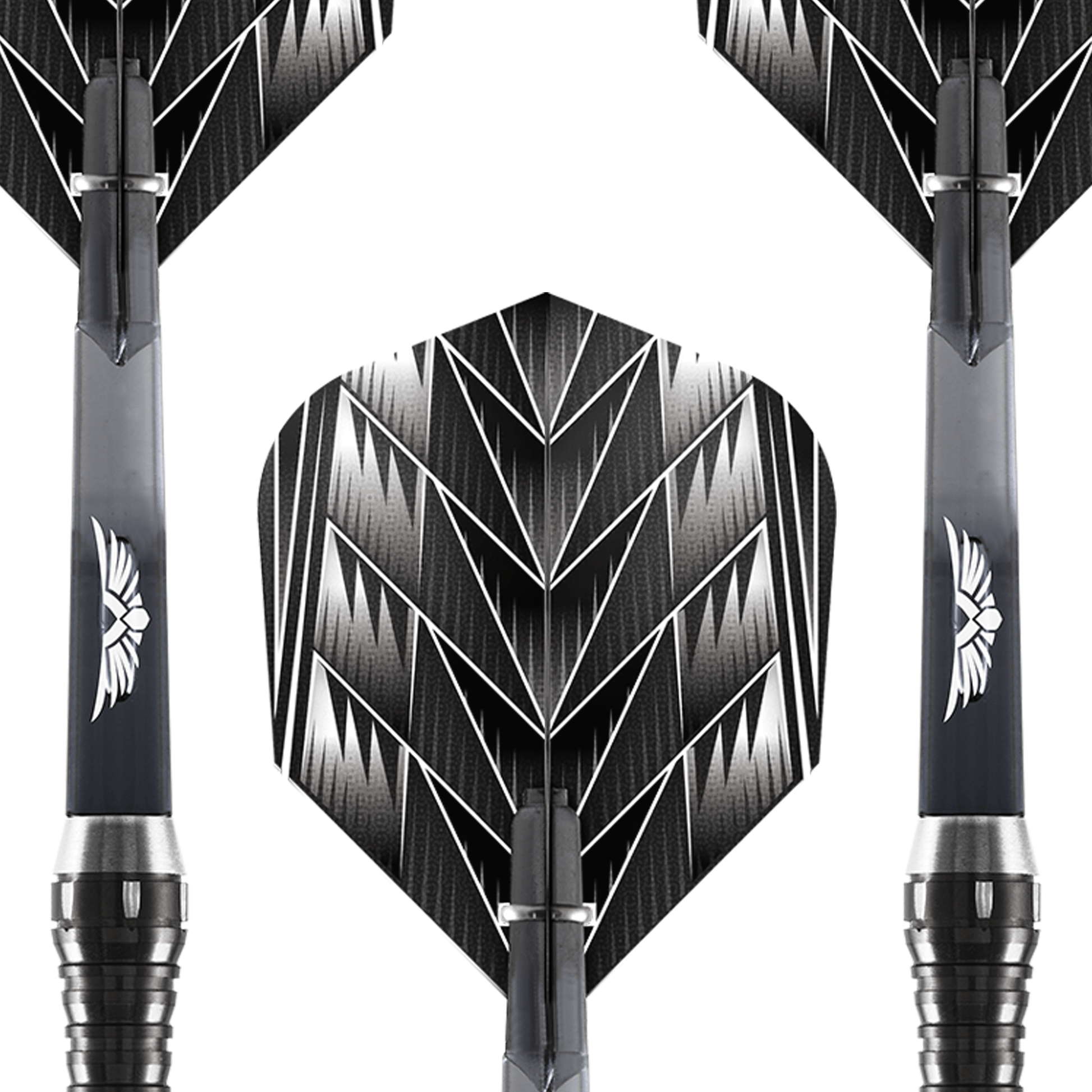 Shot Tribal Weapon 4 Series Steel Tip Darts - 90% Tungsten - 22 Grams Darts