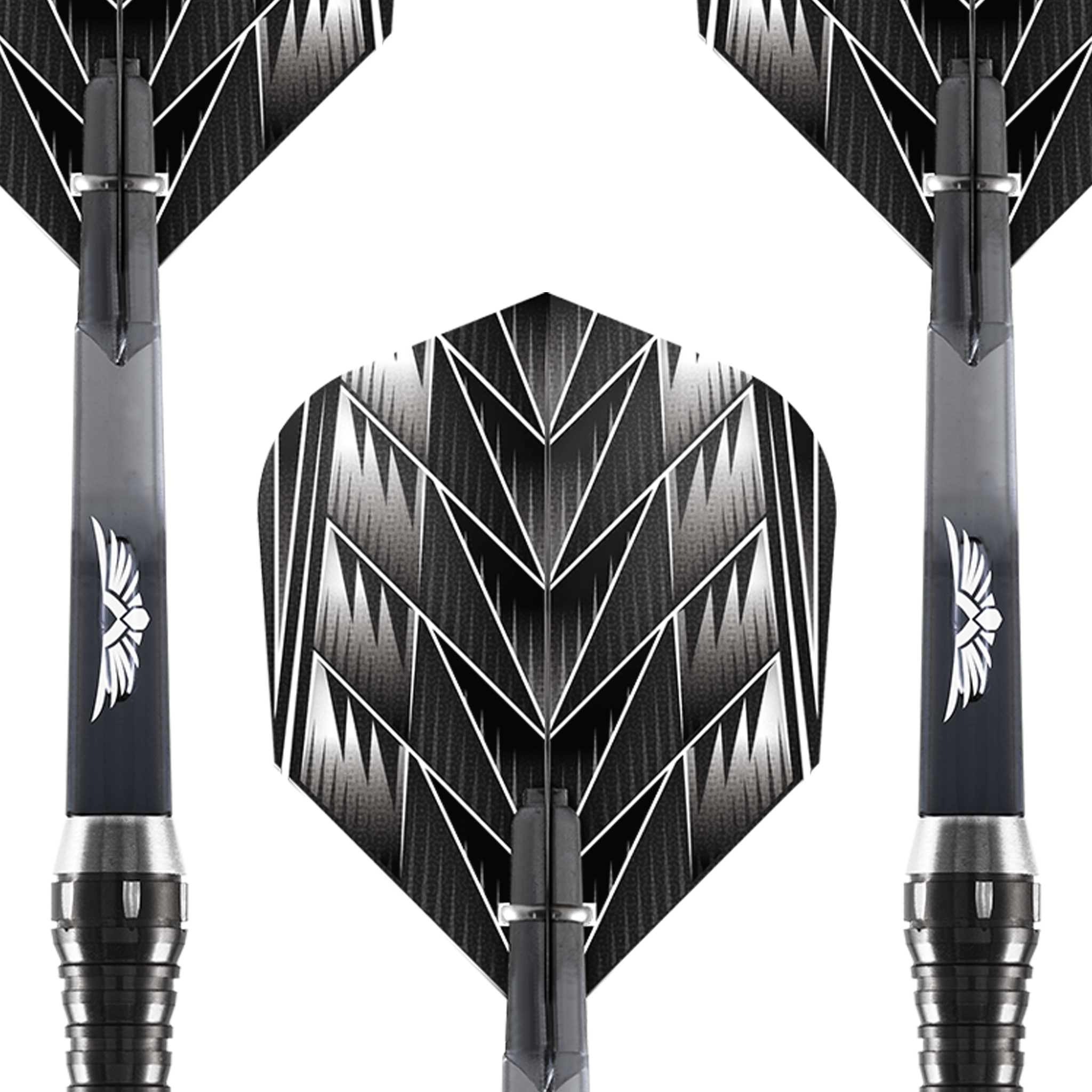 Shot Tribal Weapon 4 Series Steel Tip Darts - 90% Tungsten - 22 Grams Darts