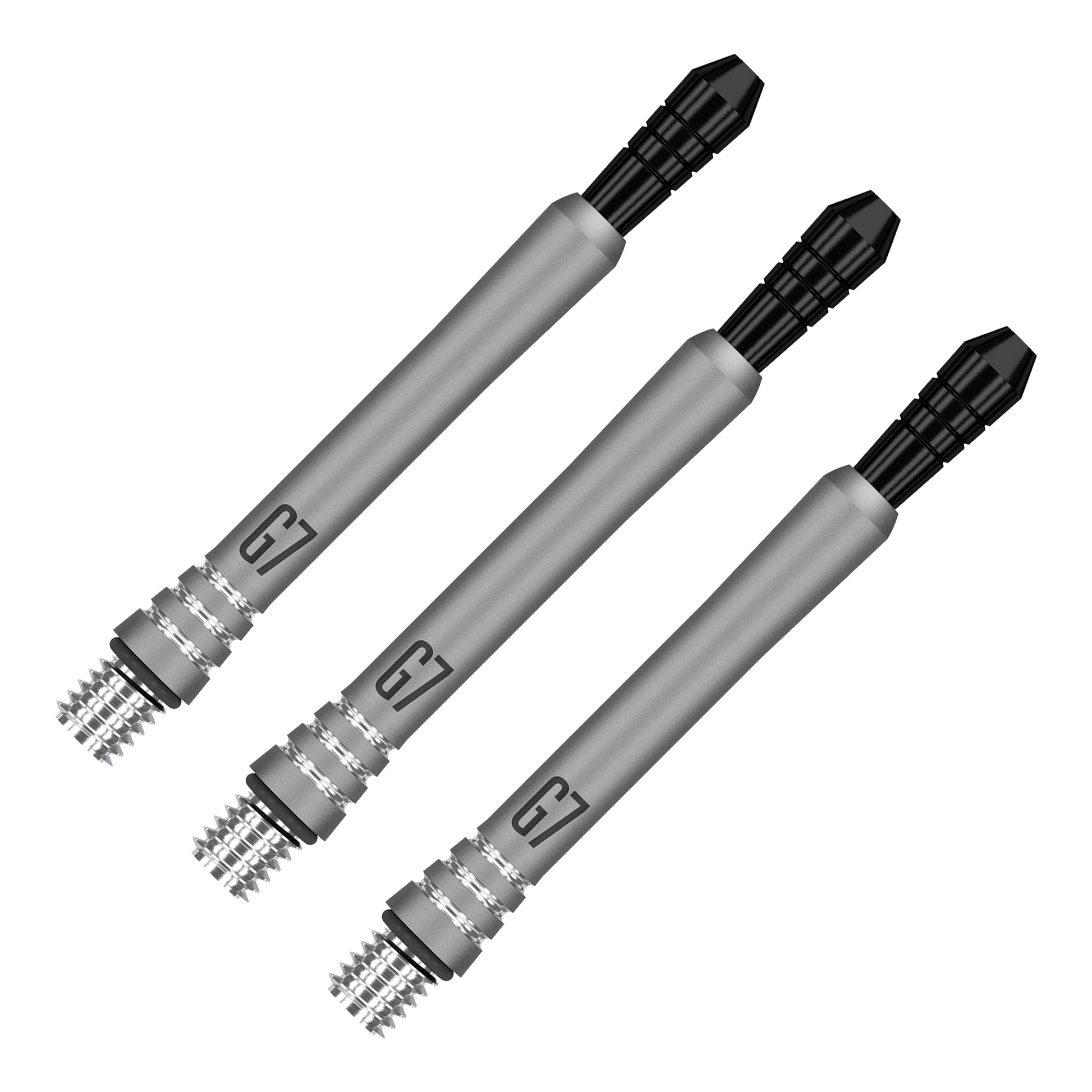 Target Phil Taylor Power Gen 7 - Titanium Dart Shafts Medium (44.2mm) / Silver/Black Shafts