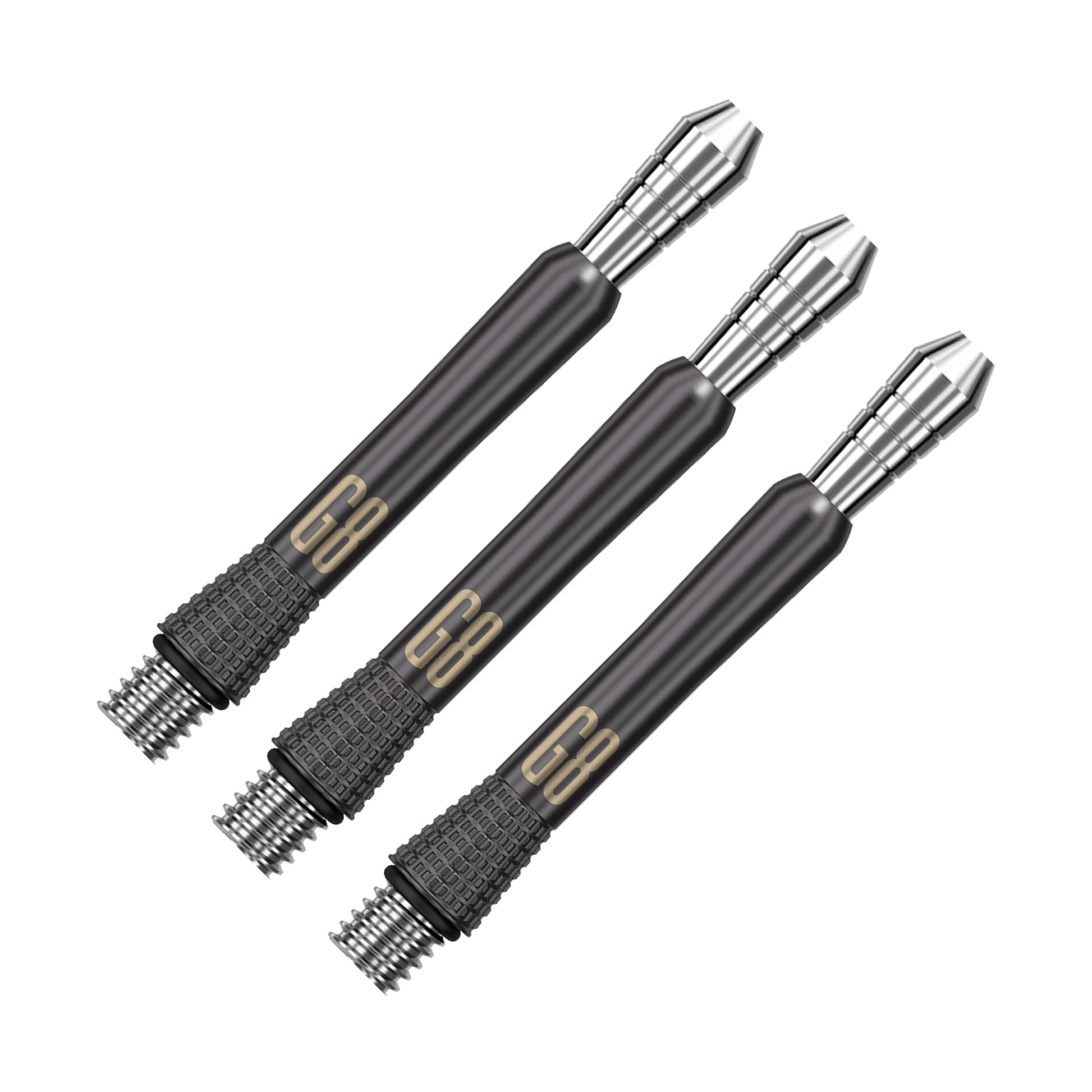 Target Phil Taylor Power Gen 8 Titanium Dart Shafts Intermediate / Black Shafts