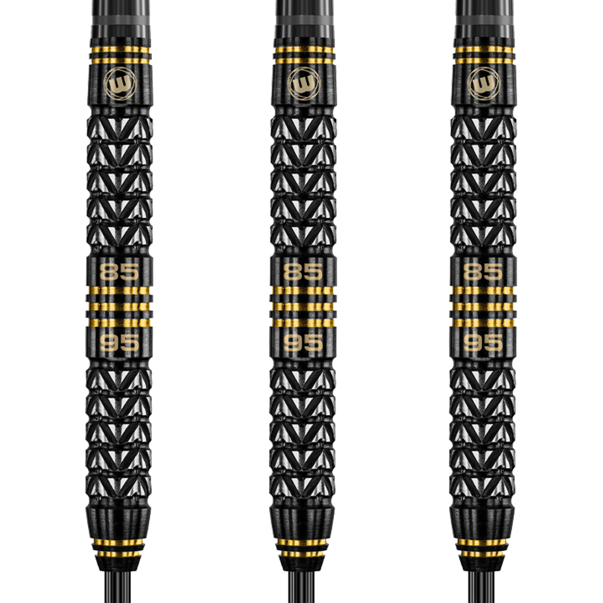Winmau Aspria Dual Core Parallel Barrel - 95% / 85% Tungsten Steel Tip Darts Darts
