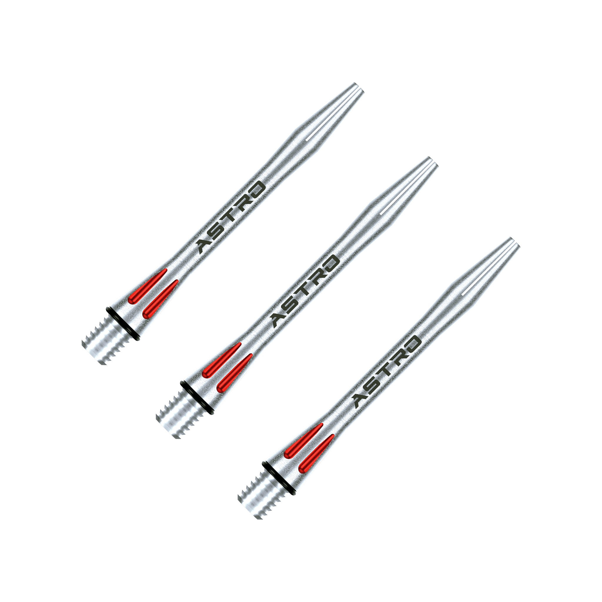 Winmau Astro - Aluminium Dart Shafts Short (35mm) / Red Shafts