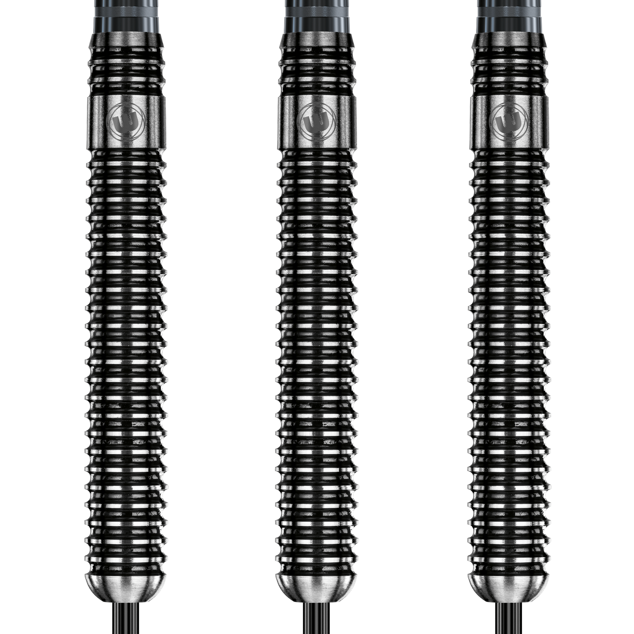 Winmau Blackout Parallel Barrel - 90% Tungsten Steel Tip Darts Darts
