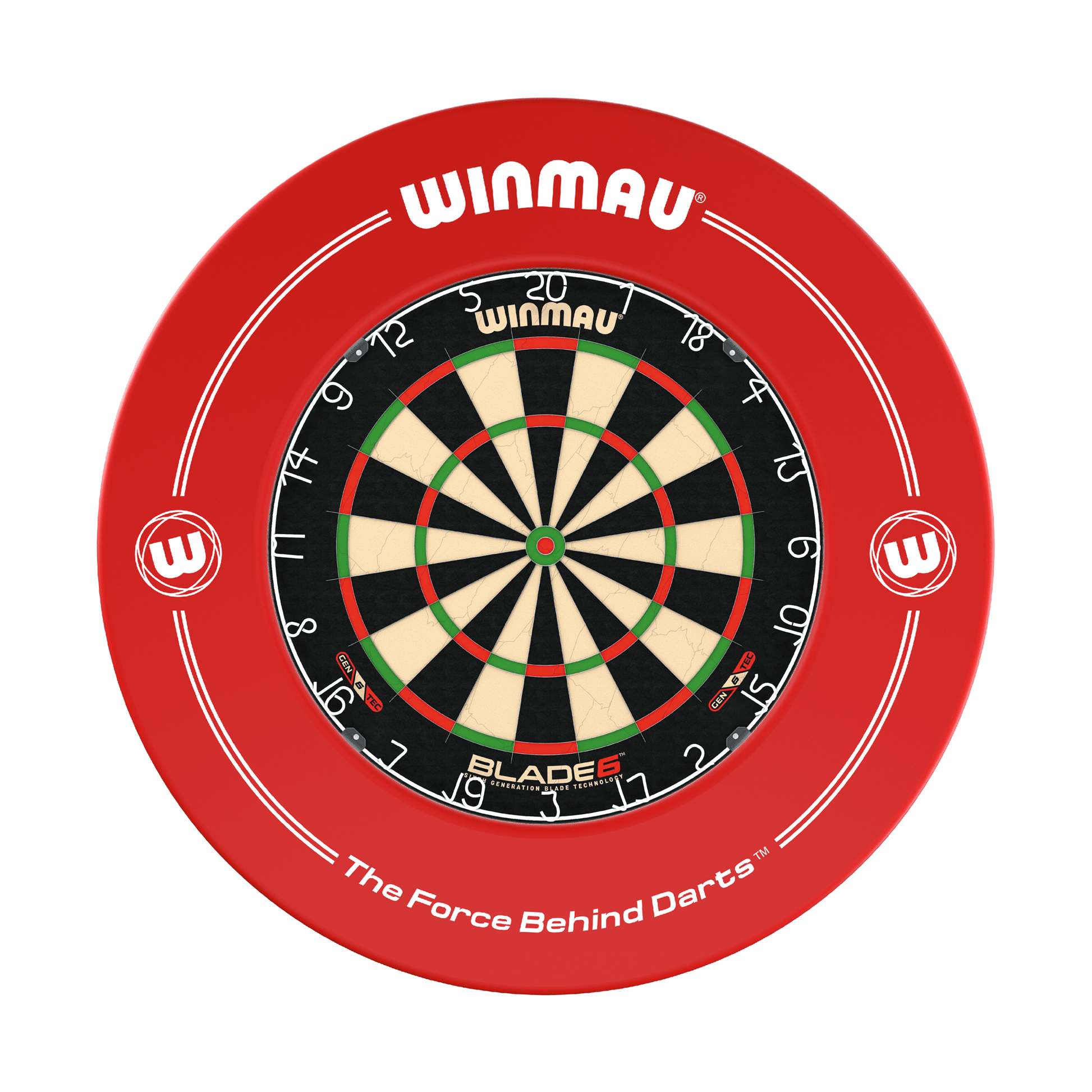 Winmau Blade 6 Dartboard & Surround Bundle Blade 6 / Red Boards