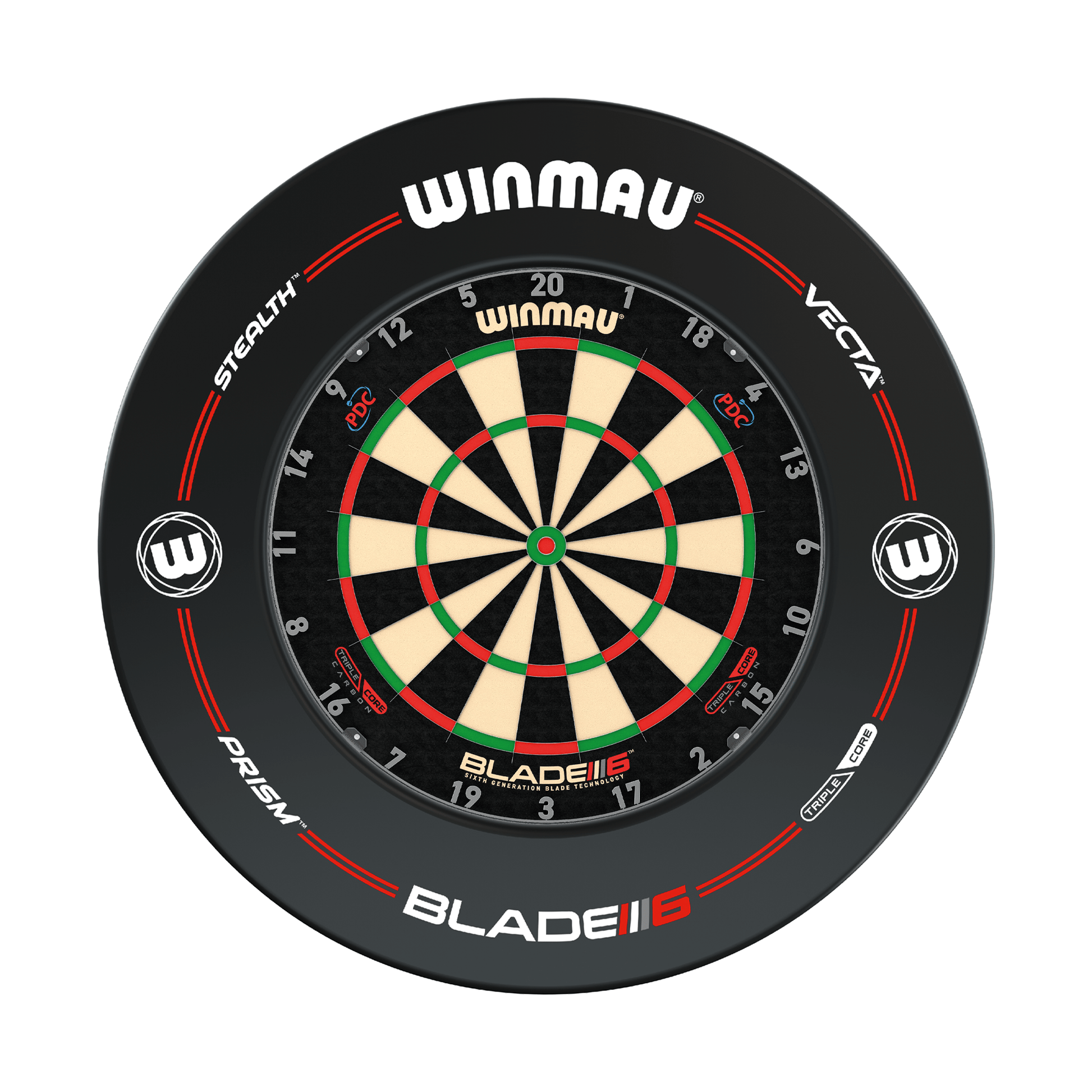 Winmau Blade 6 Dartboard & Surround Bundle Boards