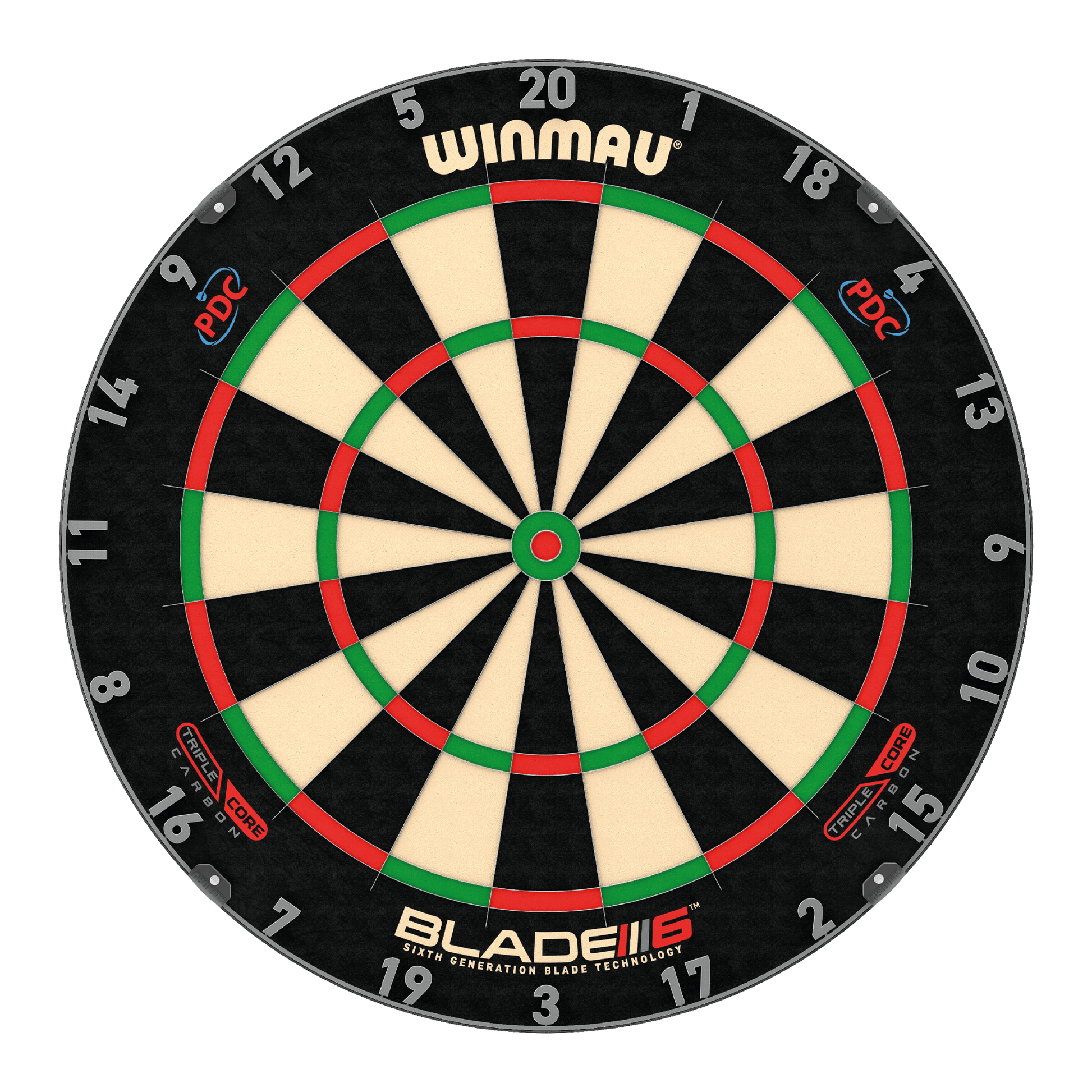 Winmau Blade 6 Triple Core Carbon - Dartboard Boards
