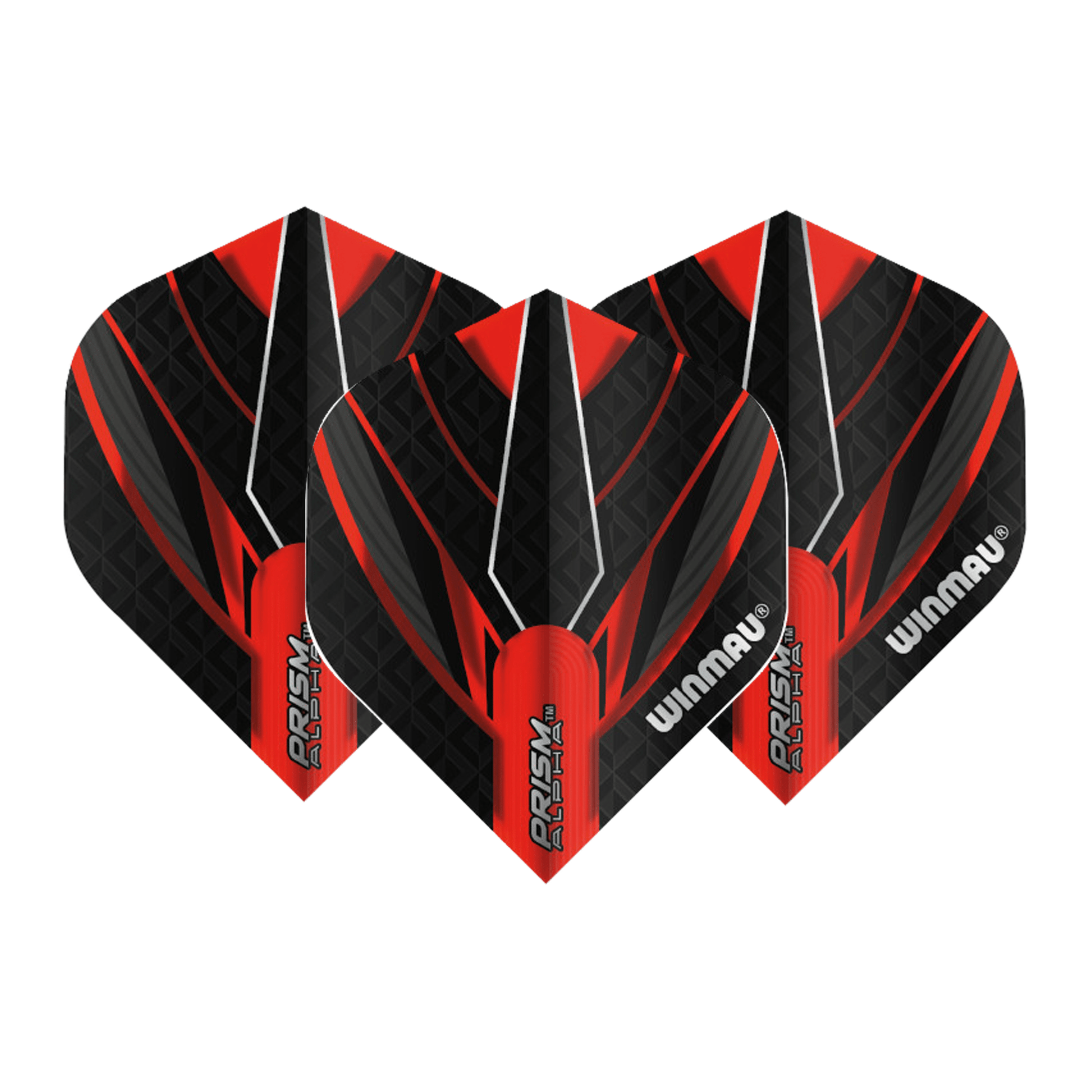 Winmau Prism Alpha Dart Flights Red / Standard Flights