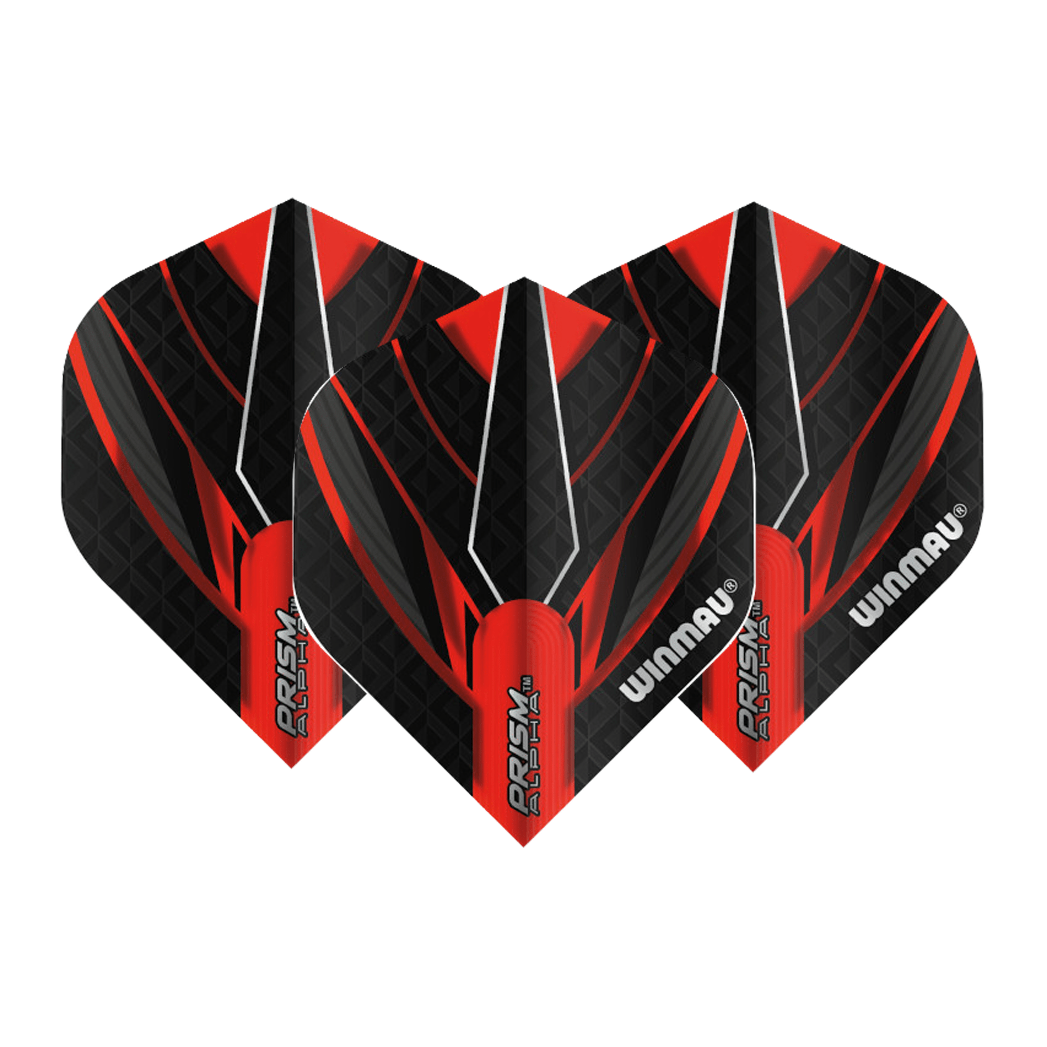 Winmau Prism Alpha Dart Flights Red / Standard Flights